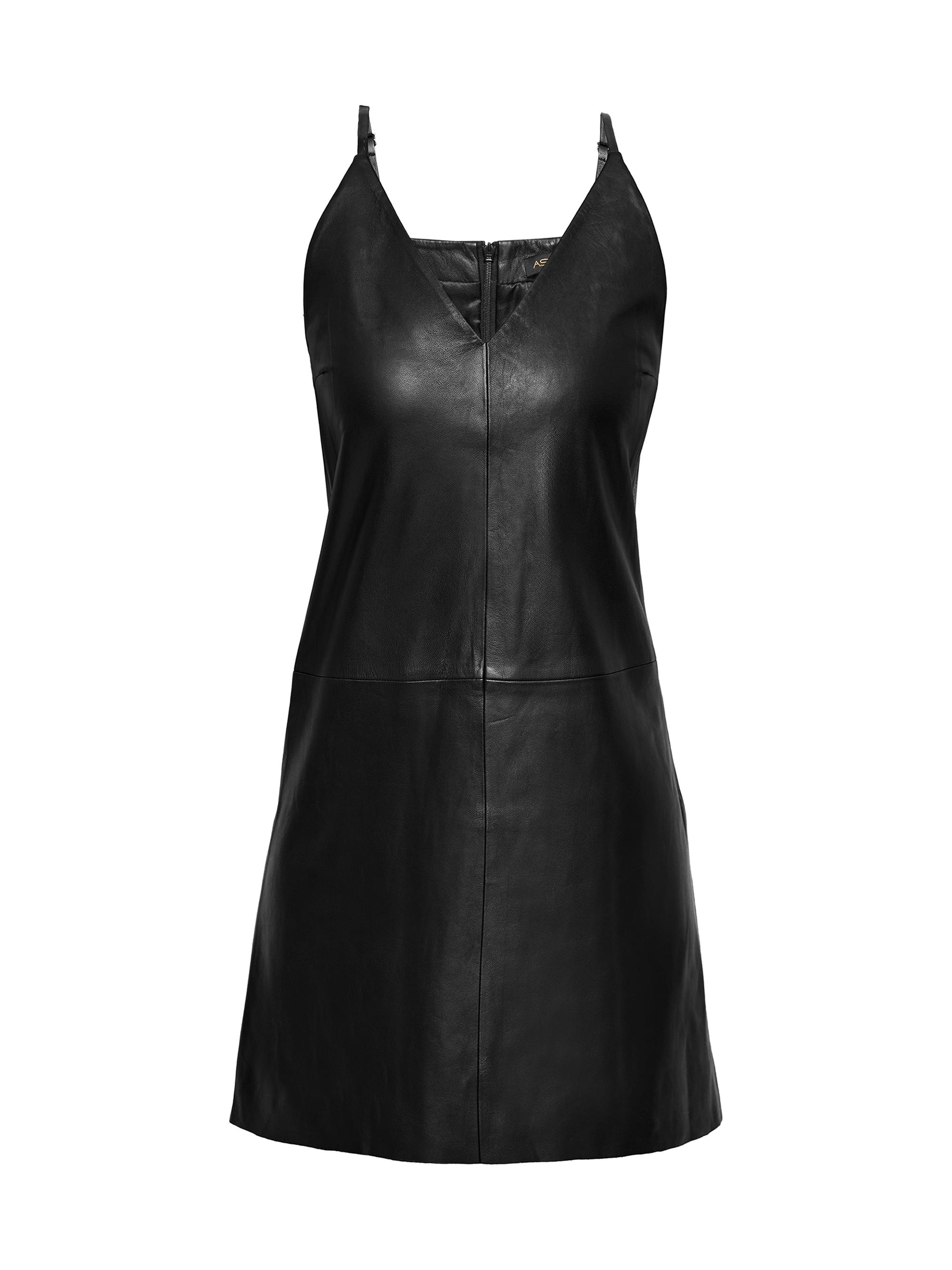 AS by DF Women's Ryder Upcycled Leather Dress - Black