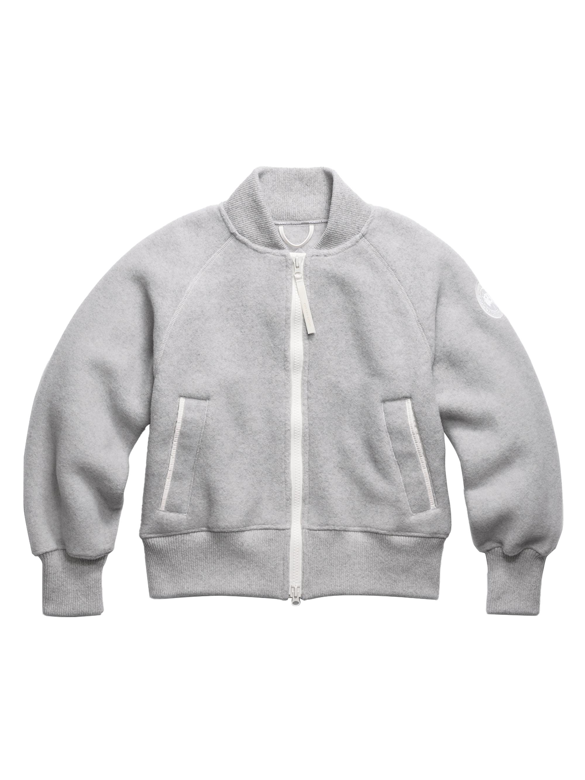 Canada Goose Women's Sierra Fleece Bomber Jacket - Silverbirch Heather