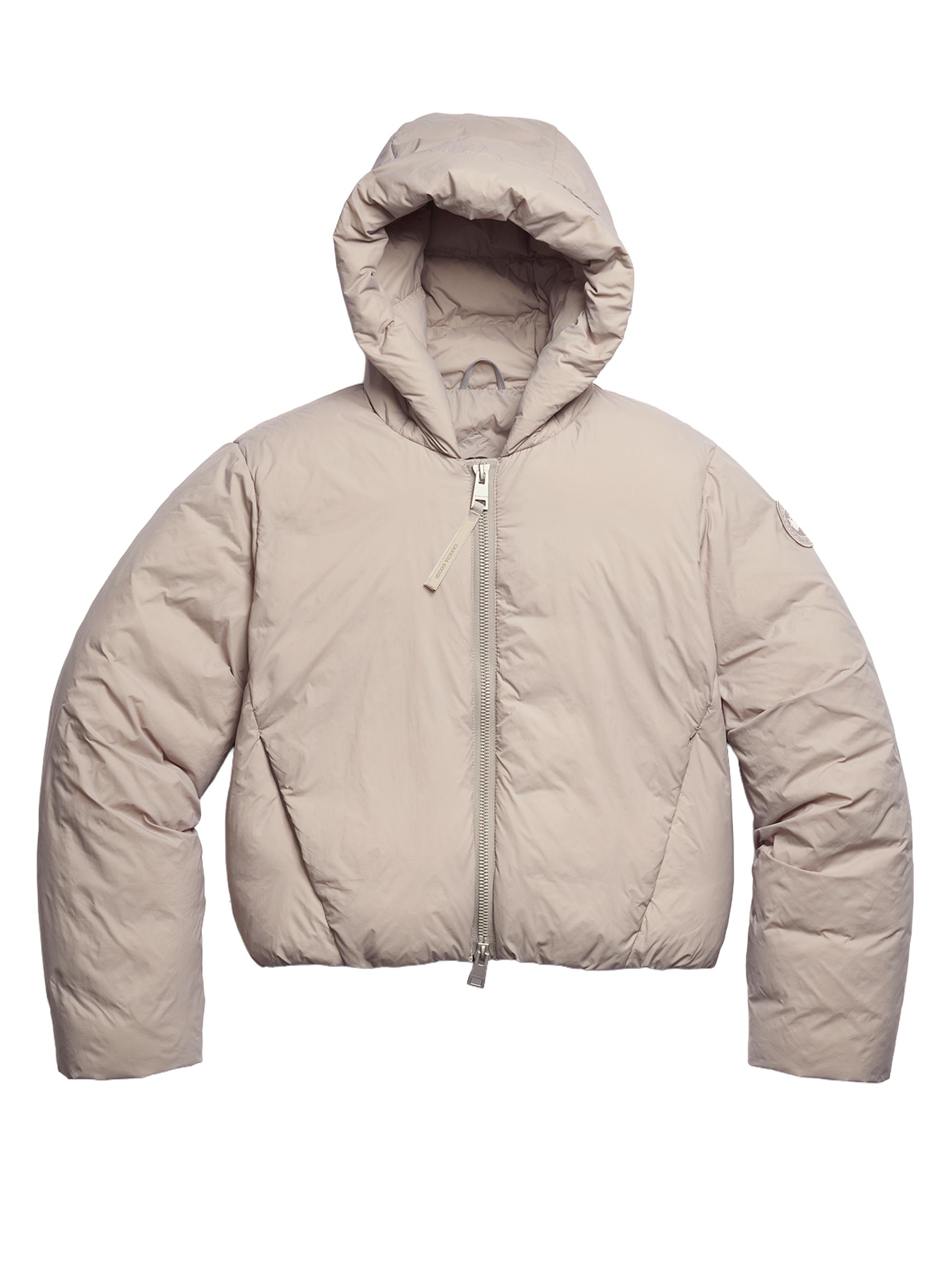 Canada Goose Women's Elba Hooded Puffer Jacket - Limestone Calcaire