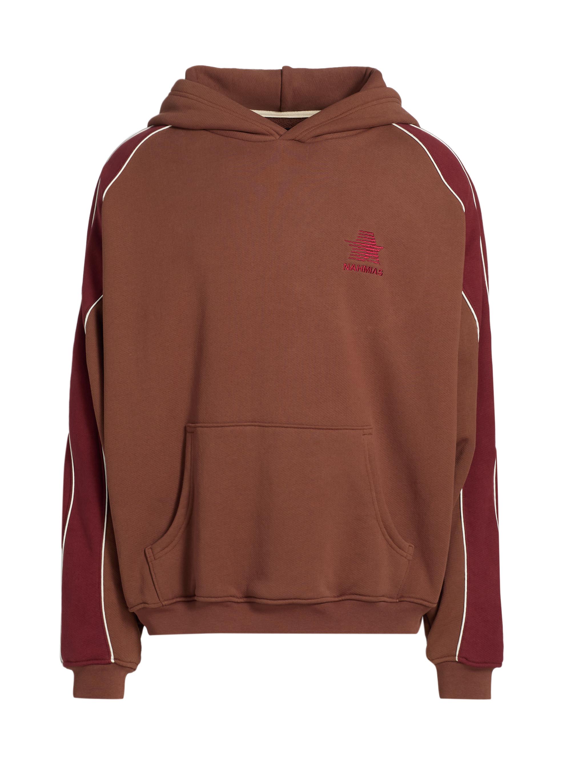 Nahmias Men's Ollie Knit Hoodie - Vintage Burgundy Fleece