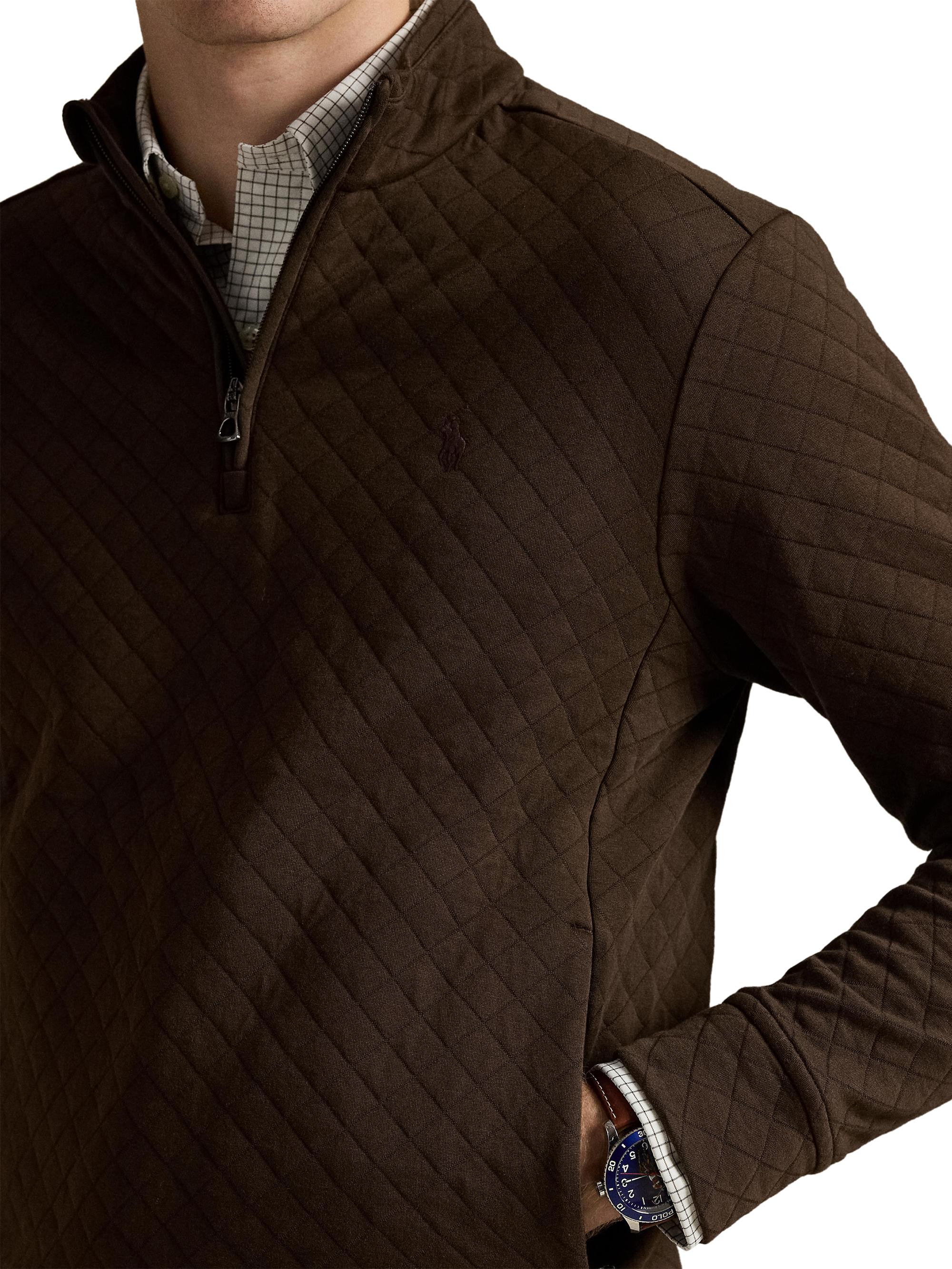 Polo Ralph Lauren Quilted Double-Knit Jersey Sweatshirt | Saks