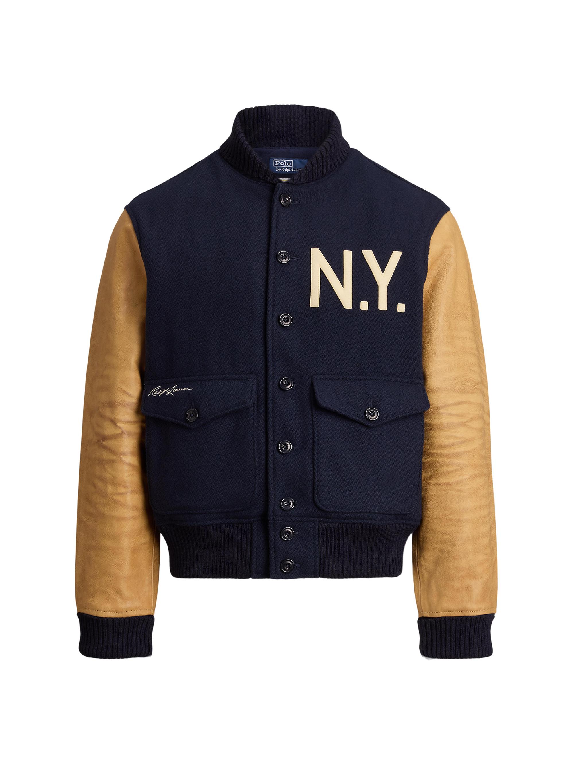 Polo Ralph Lauren Mixed-Media Wool-Blend Bomber Jacket | Saks