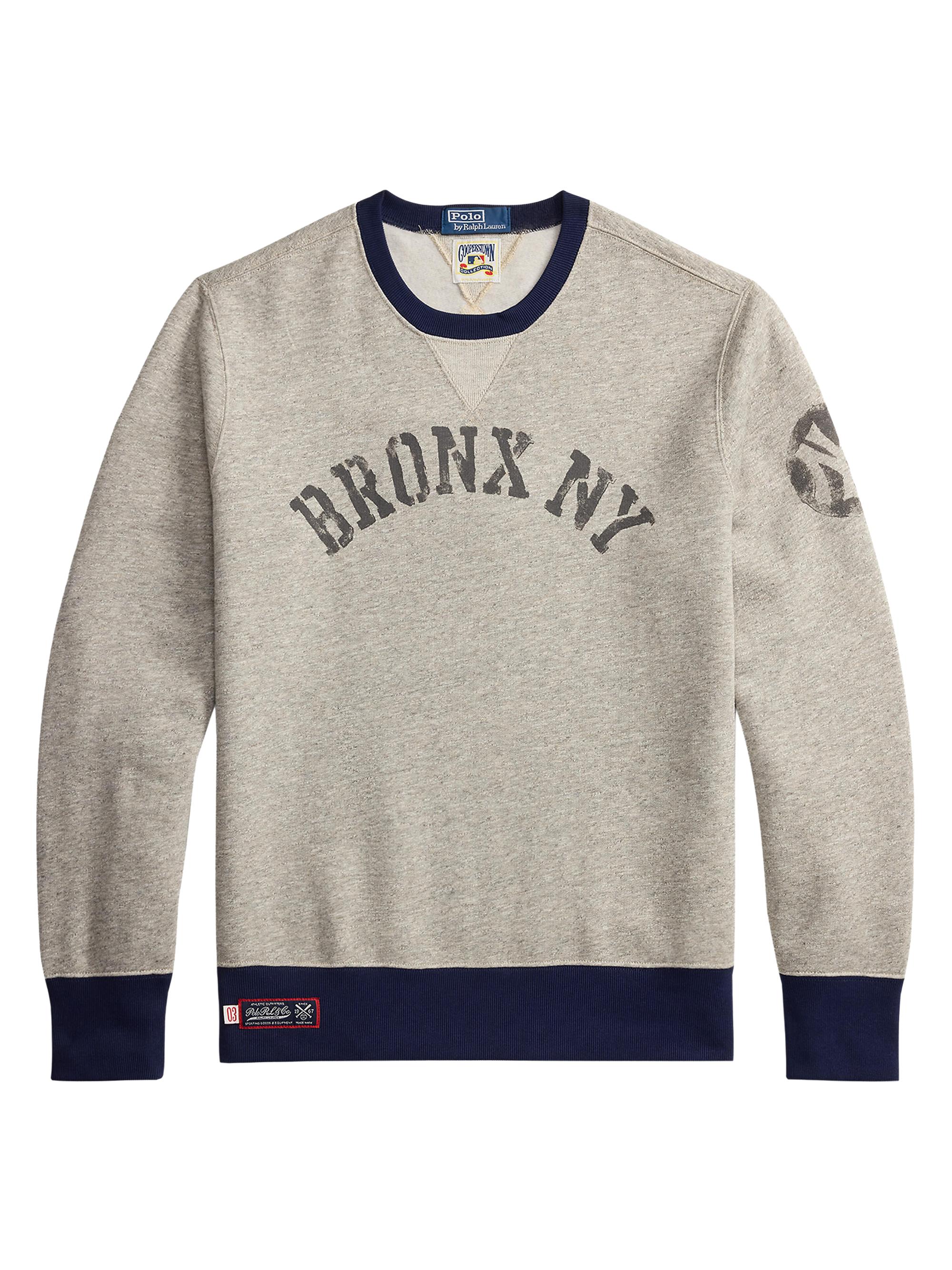 Polo Ralph Lauren Men's New York Yankees Sweatshirt - Loft Heather Newport Navy