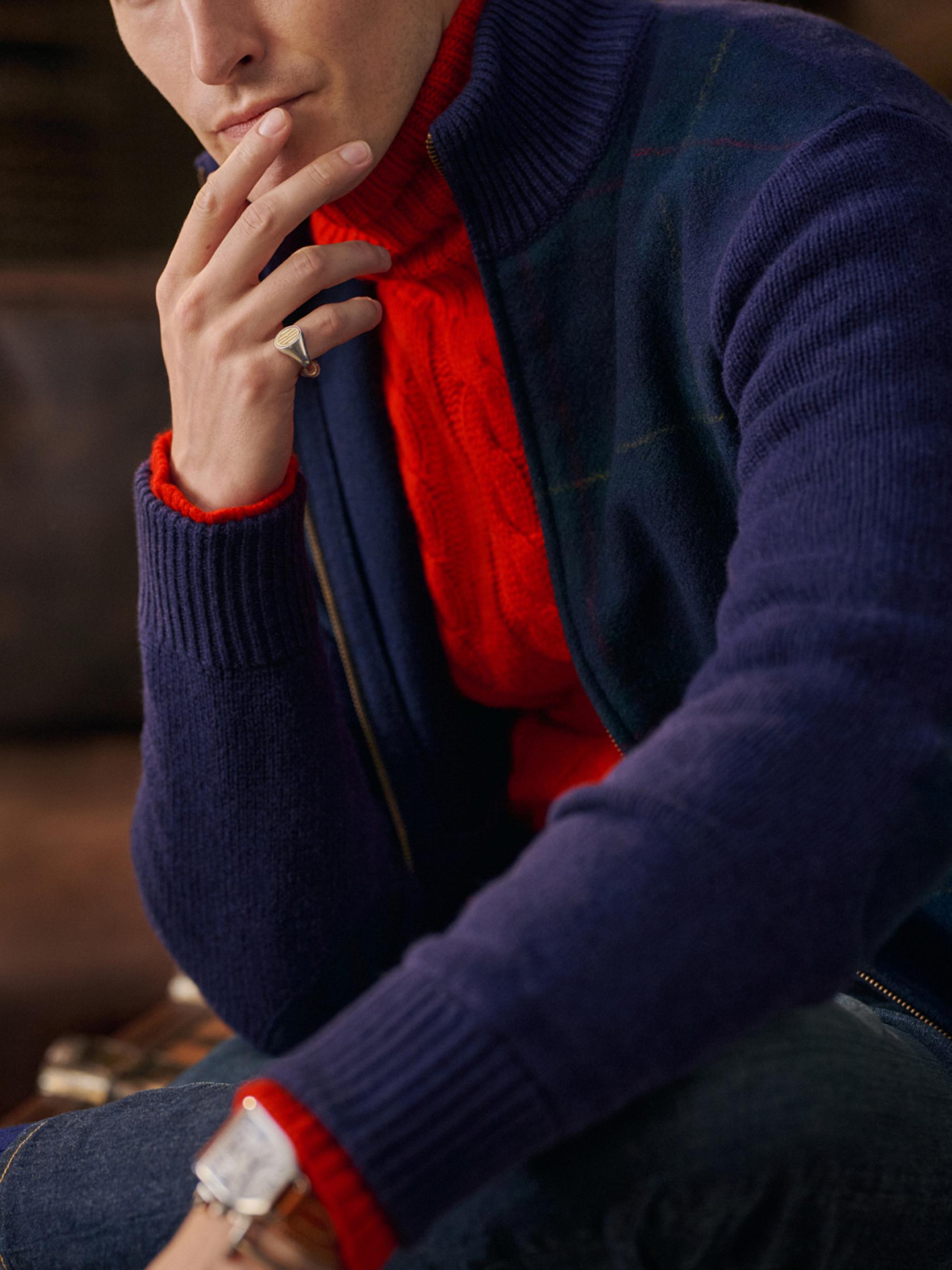 や*る様 70s Polo by RALPH LAUREN 大文字タグ ツイード Polo Ralph Lauren The Polo Tartan Full Zip Sweater | Saks Fifth Avenue