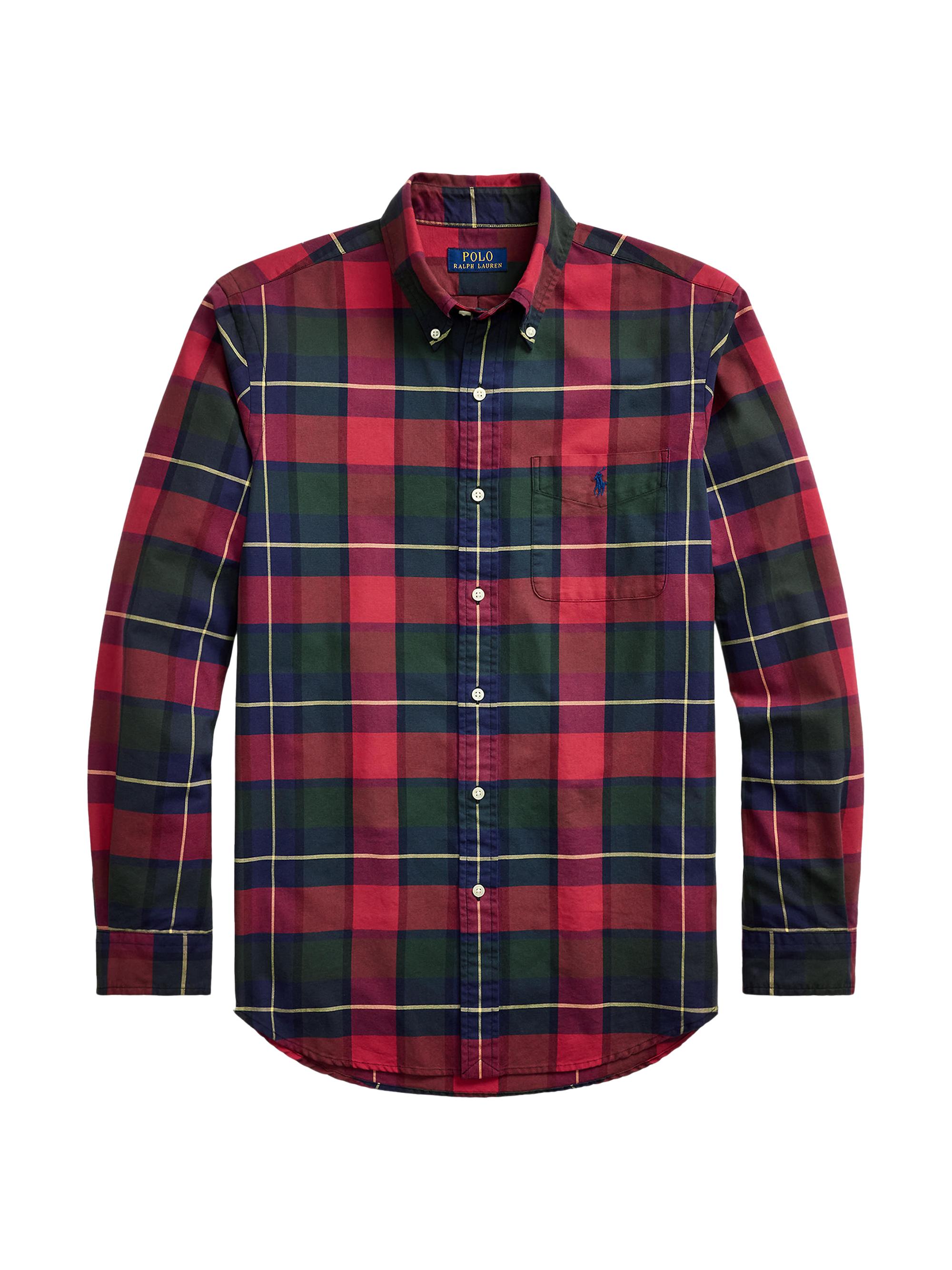 Polo Ralph Lauren Sanded Cotton Twill Button-Down | Saks Fifth Avenue