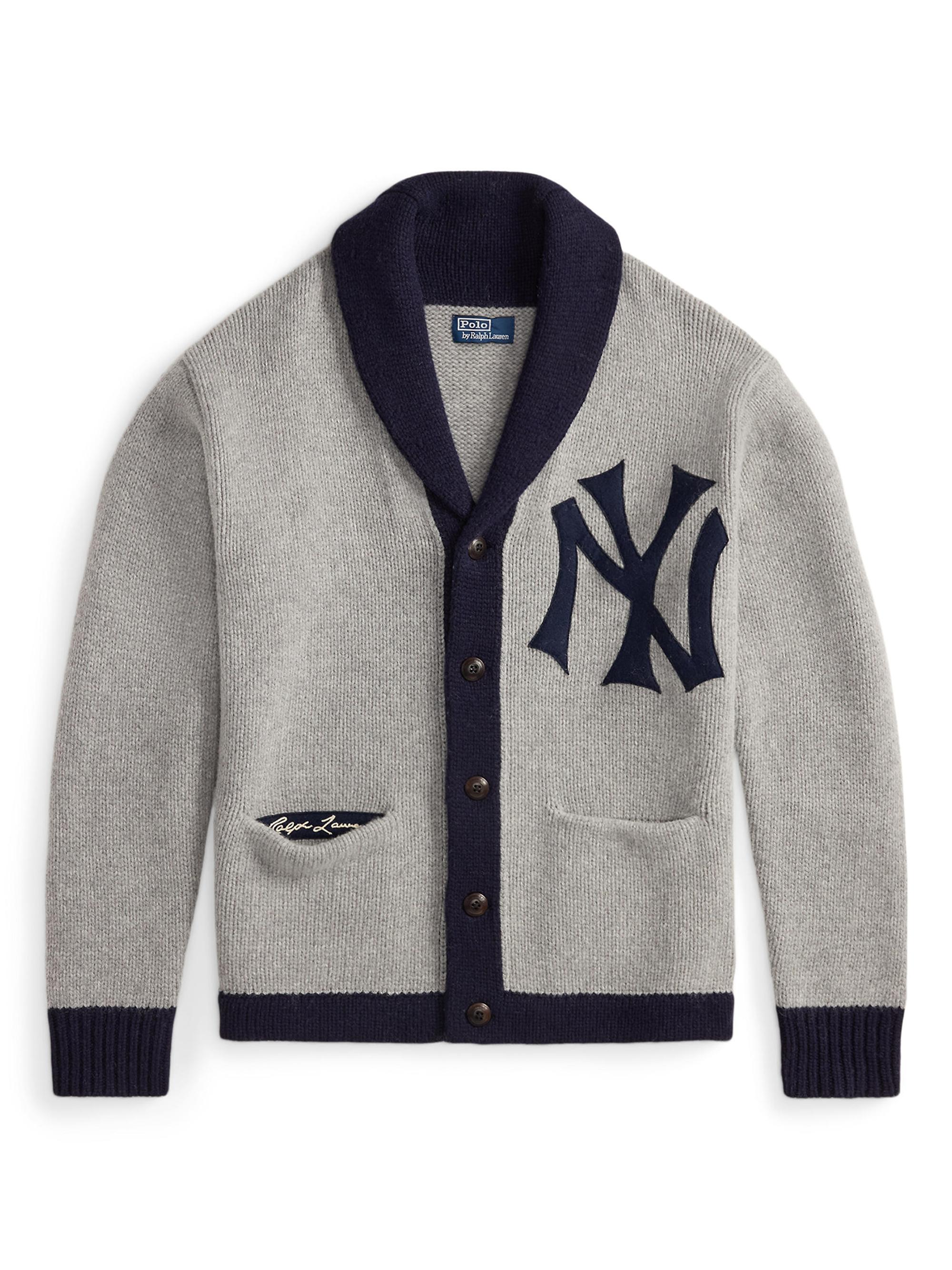Polo Ralph Lauren Yankees Wool-Blend Shawl Cardigan | Saks Fifth