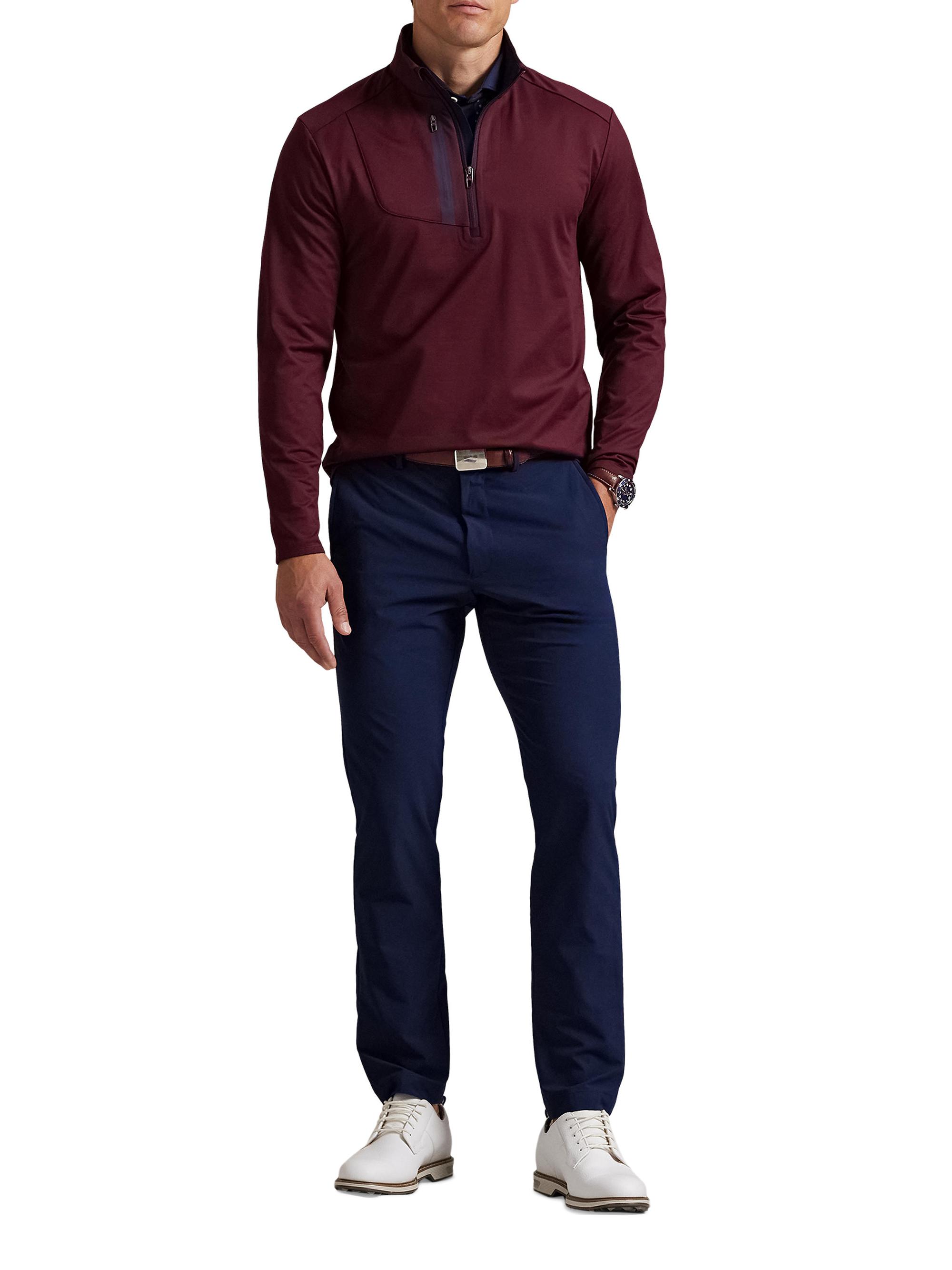 RLX Ralph Lauren フルジップ ベスト US XS ボルドー Men's Polo Ralph Lauren Red Team USA 2020 Summer Olympics Full-Zip