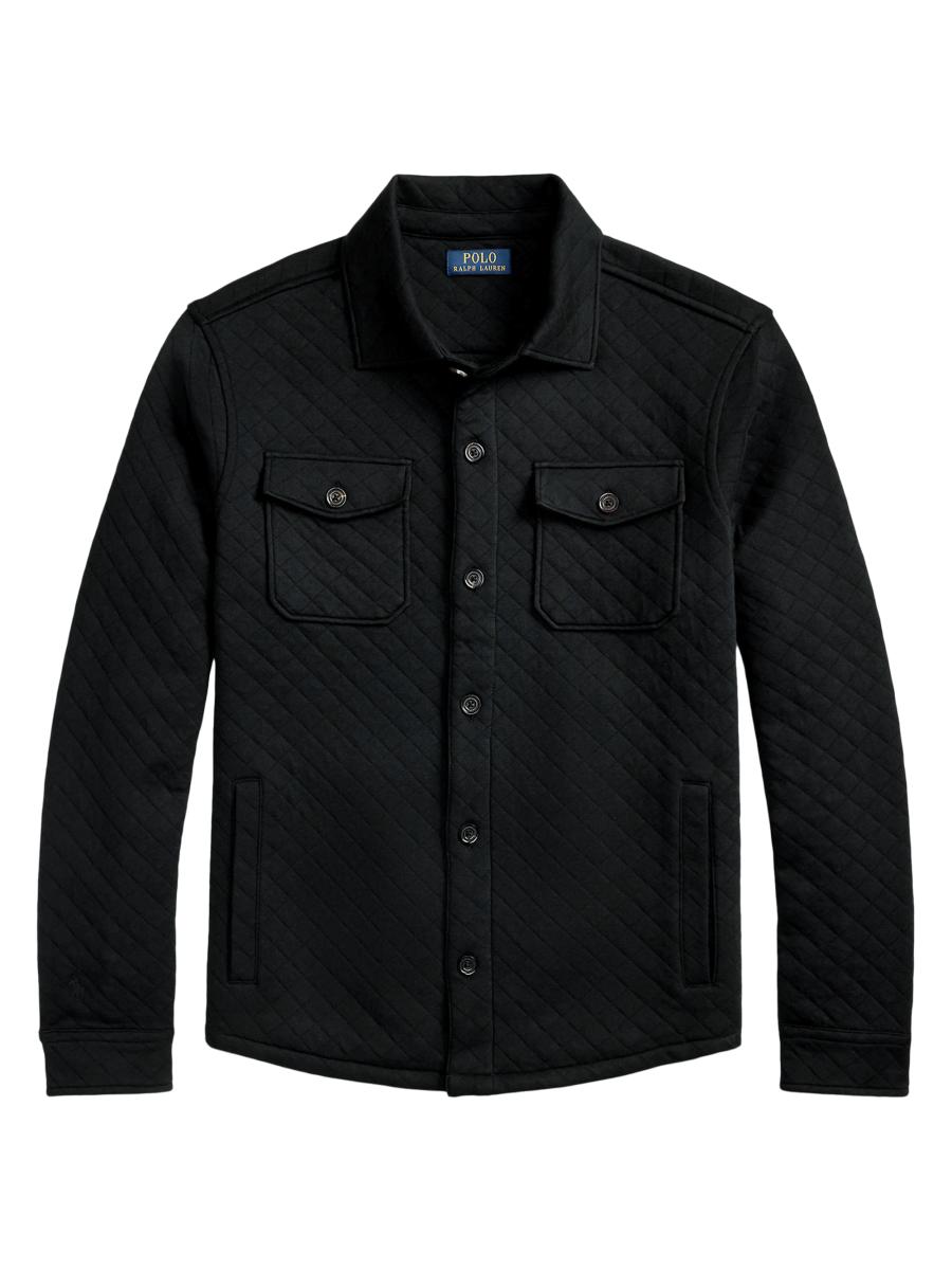 Polo Ralph Lauren Quilted Double-Knit Jersey Shirt Jacket | Saks 