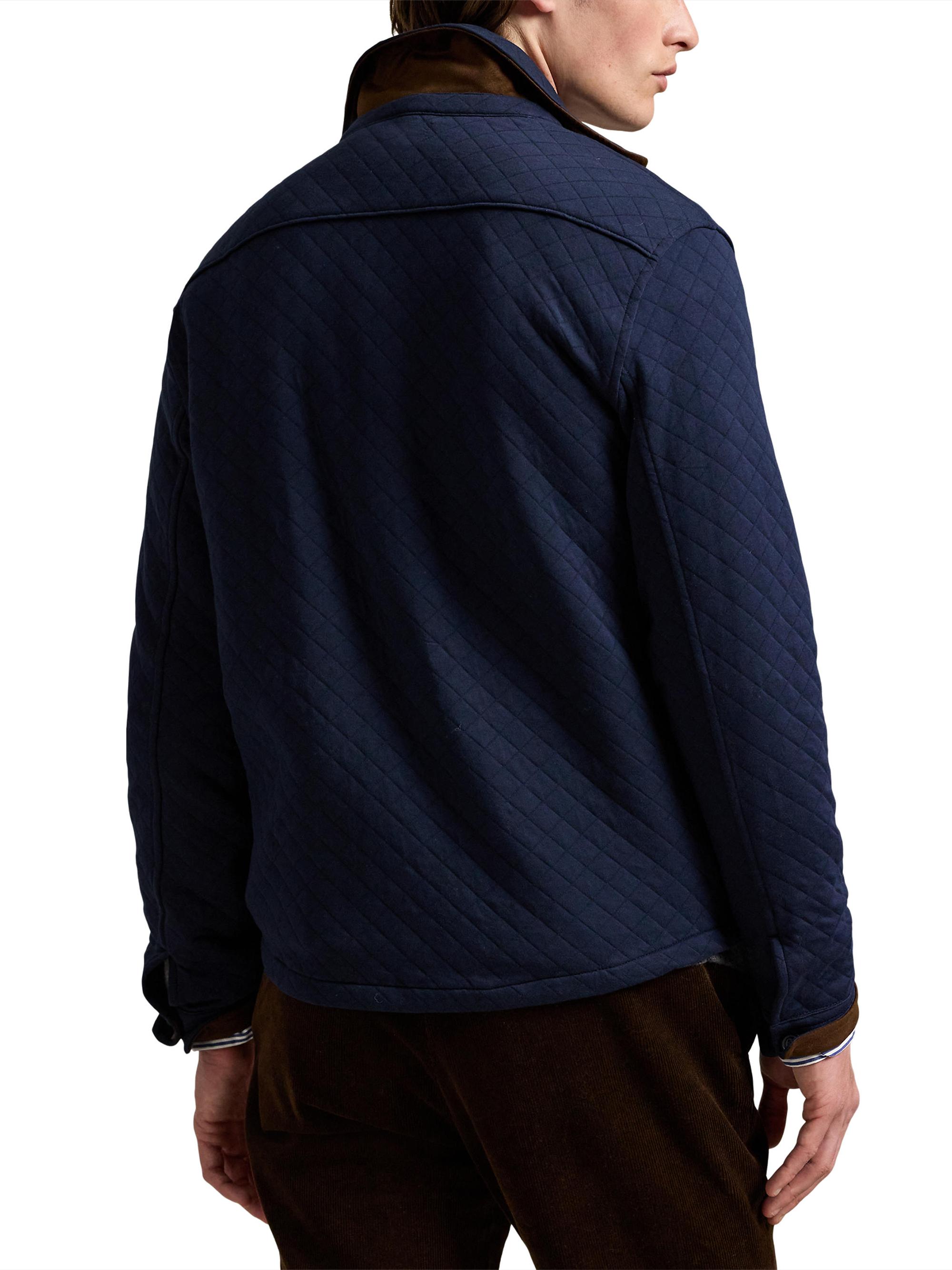 Polo Ralph Lauren Quilted Double-Knit Jersey Shirt Jacket | Saks