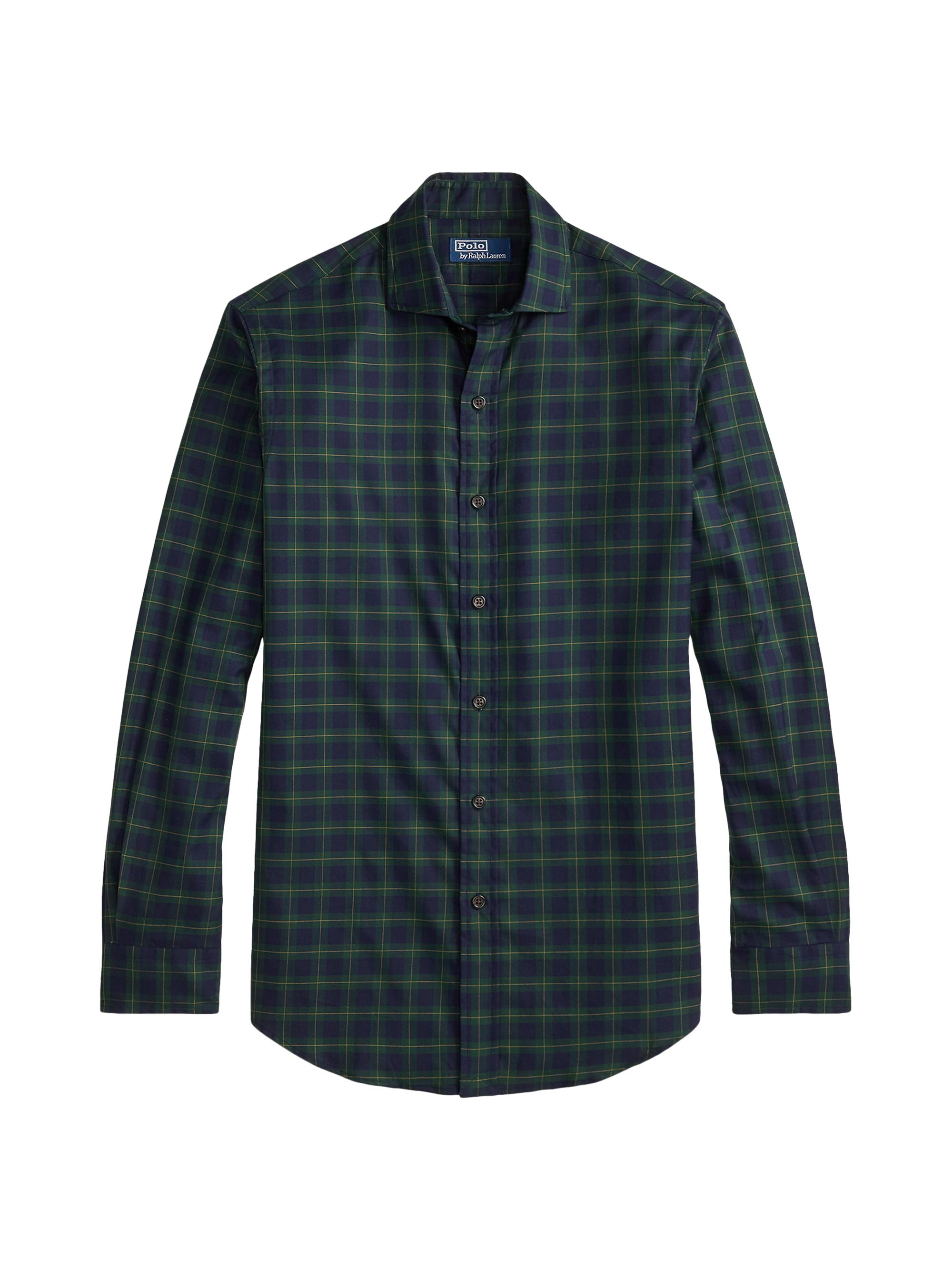 Polo Ralph Lauren Patchwork Cotton Flannel Shirt | Saks Fifth Avenue