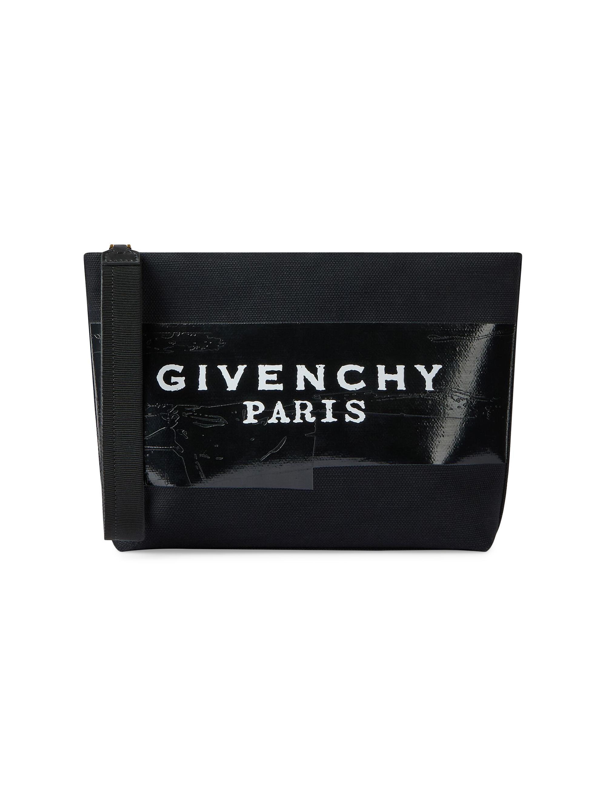 Givenchy Women's Tape Pouch in Canvas - Black