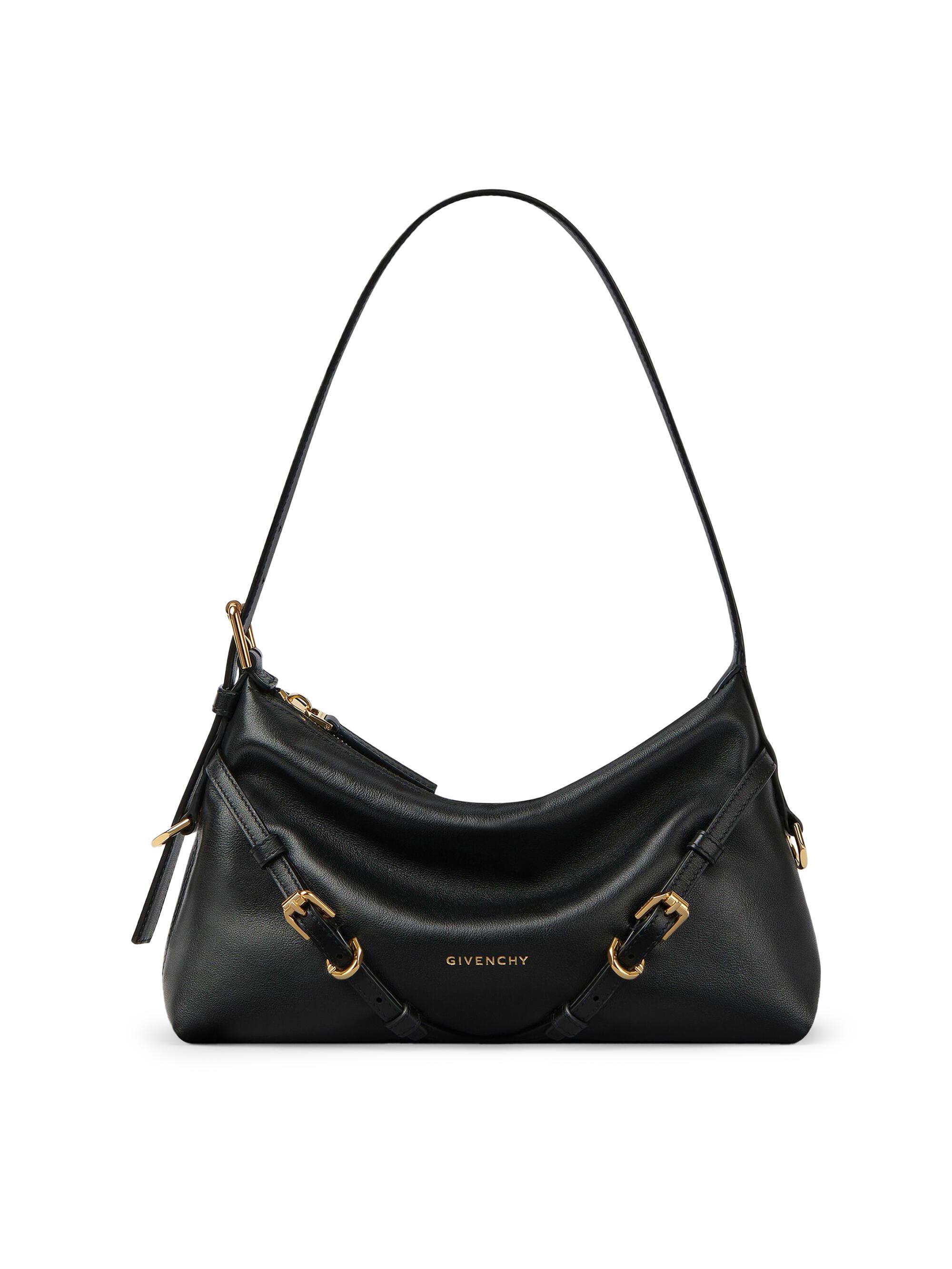 Givenchy Women's Mini Voyou Shoulder Bag in Shiny Leather - Black