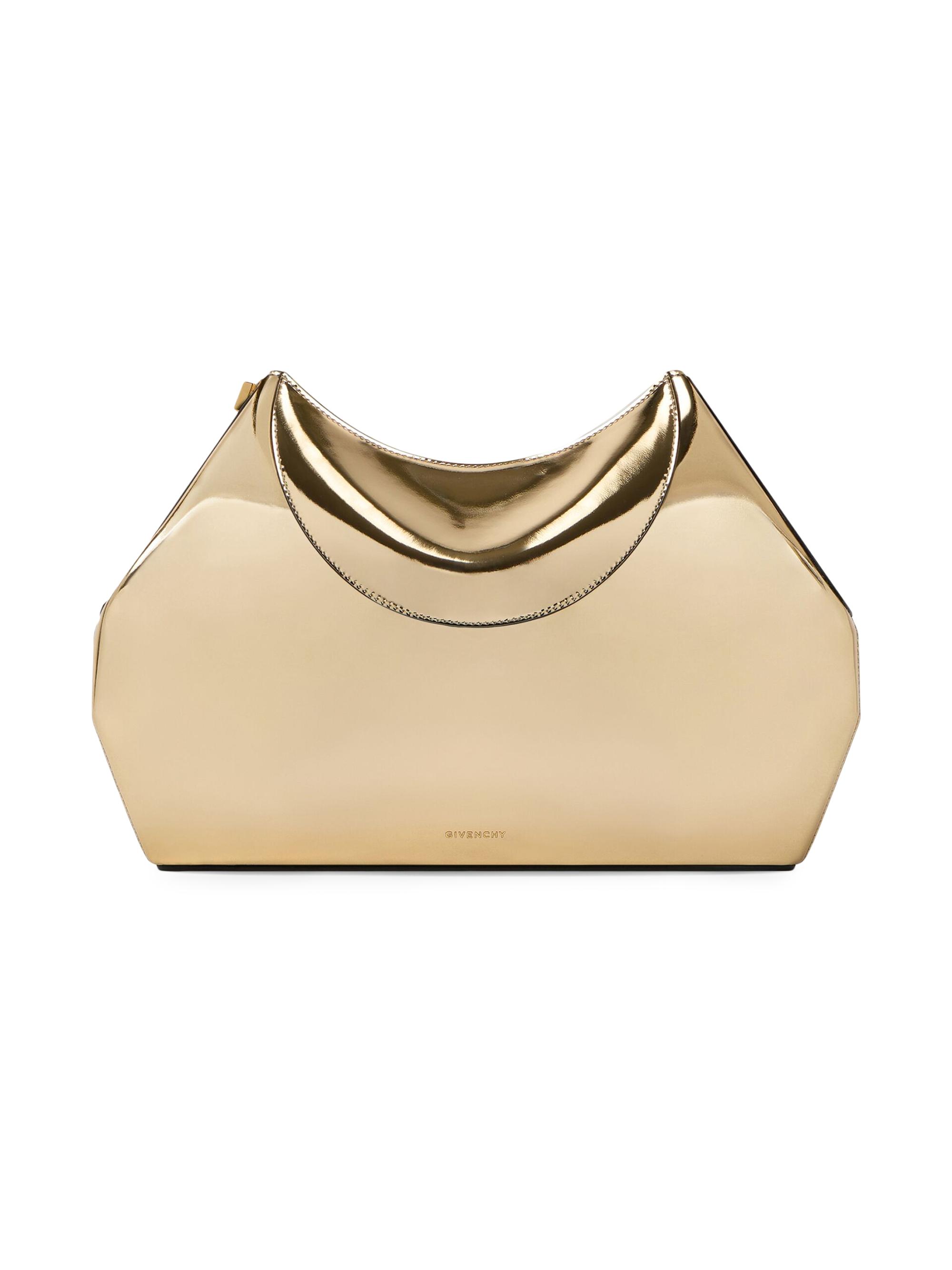 Givenchy Women's Facet Clutch in Mirror Effect Leather - Golden