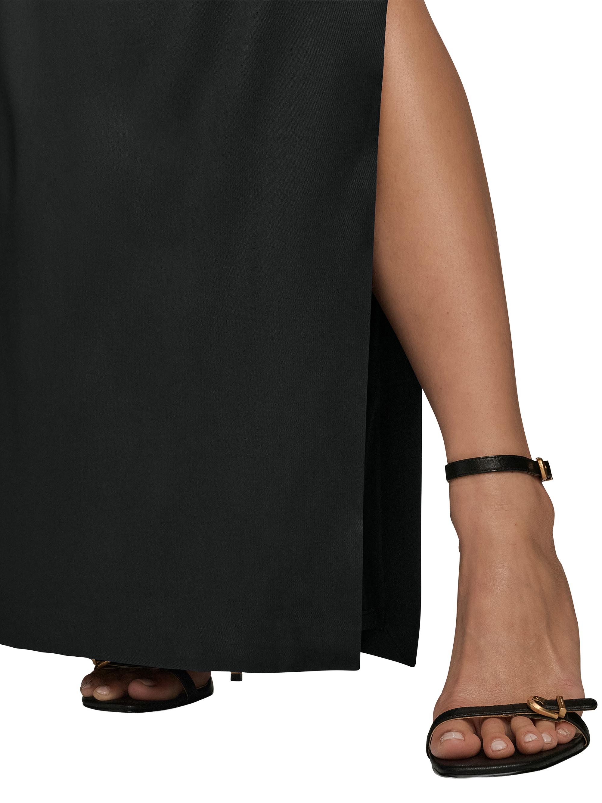 donna karan women's asymmetric gathered tear-drop dress Satin Floral Asymmetric Midi Dress | Asymmetrical