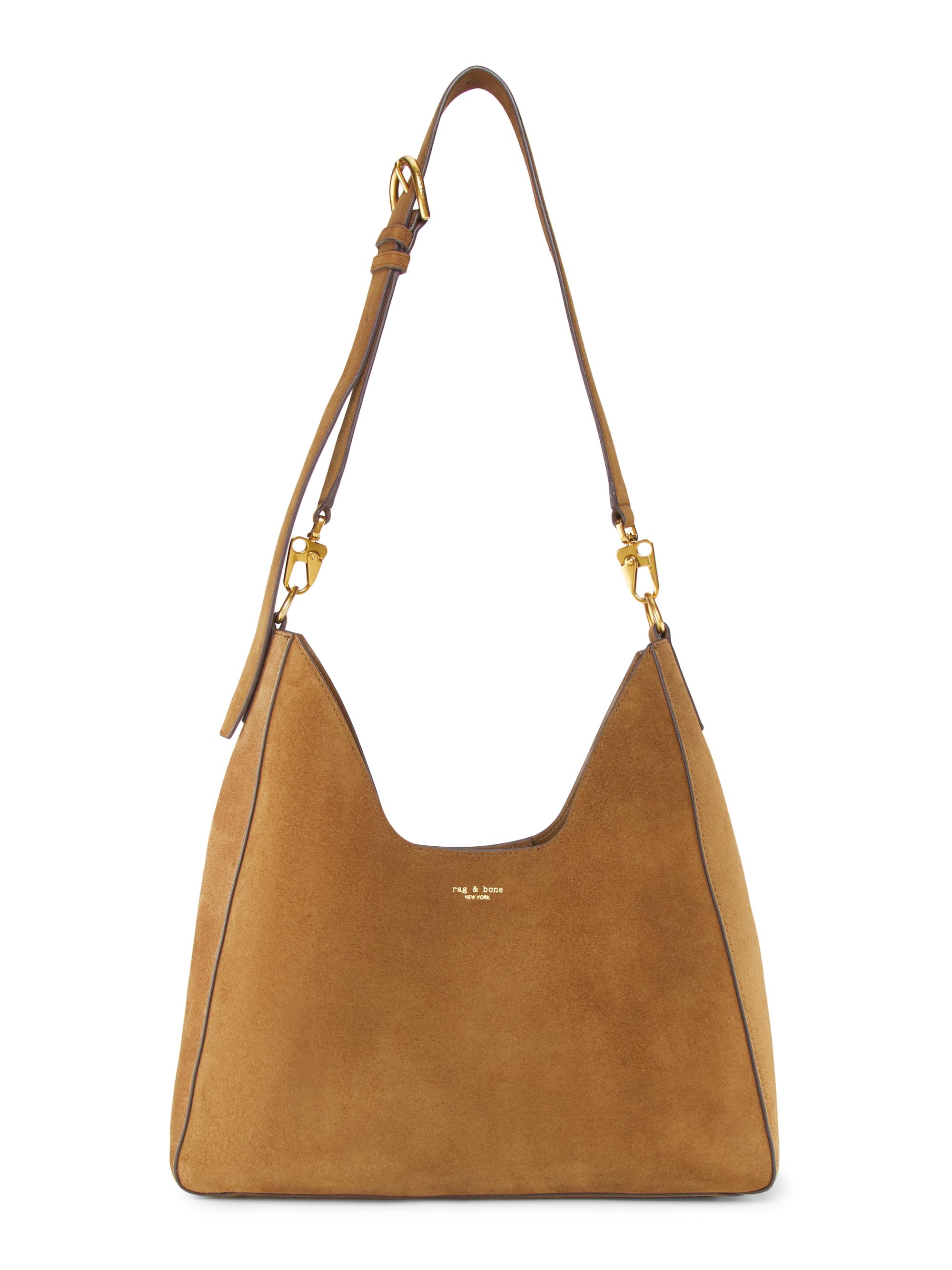 rag & bone Women's The Parker Suede Hobo Bag - Golden Brown