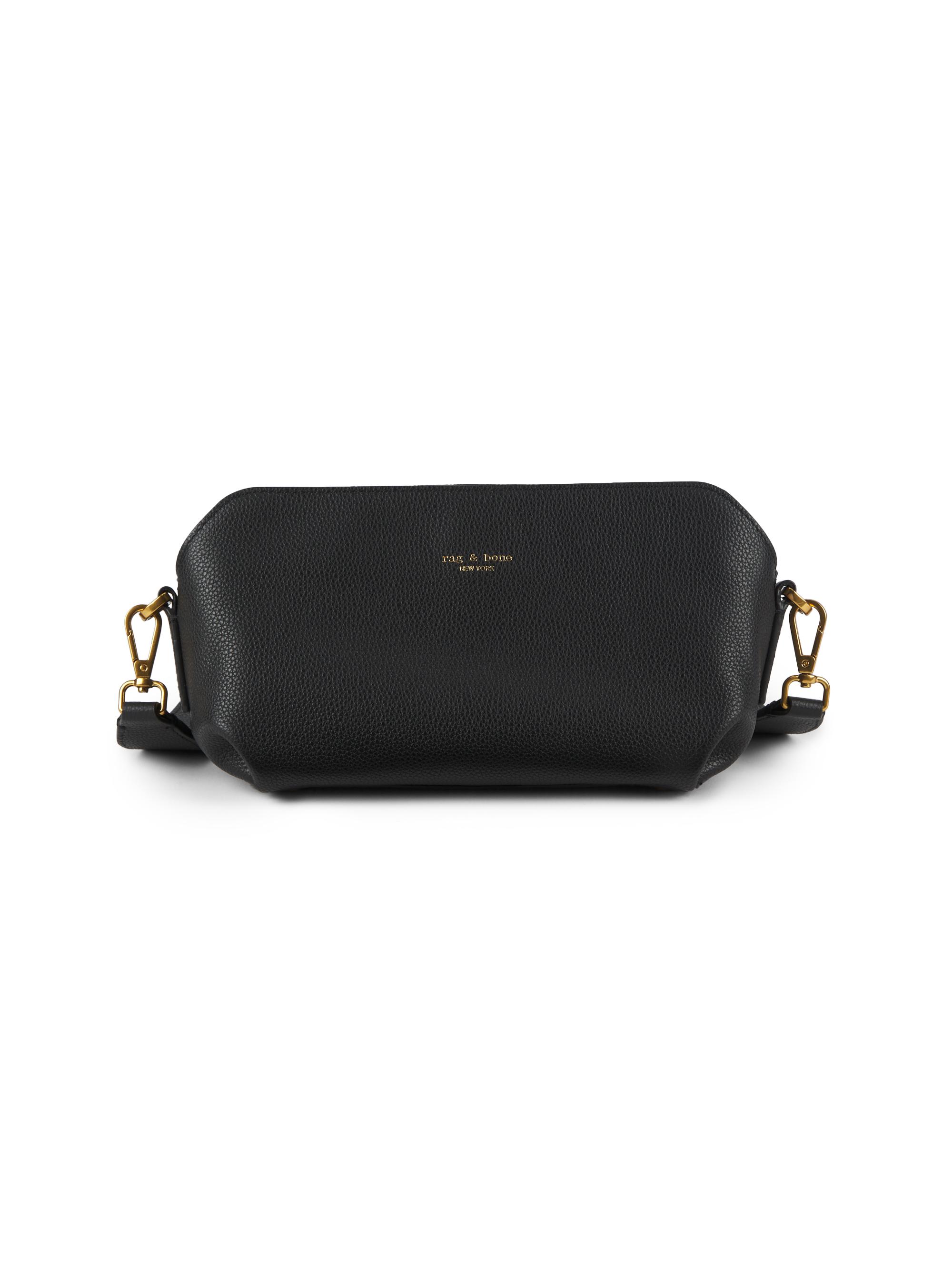 rag & bone Women's Gramercy Leather Crossbody Bag - Black