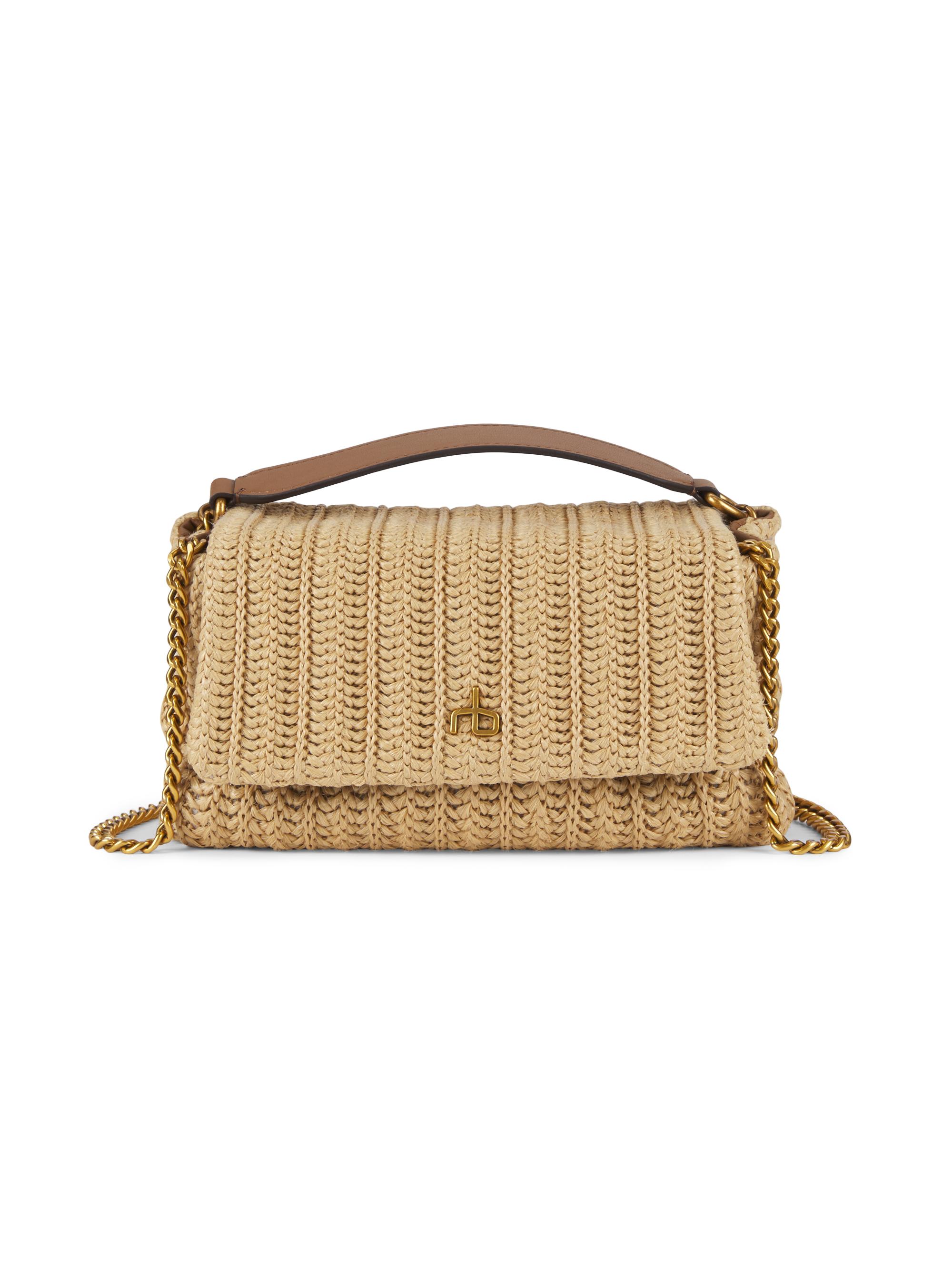 rag & bone Women's Chelsea  Paper Straw Shoulder Bag - Natural