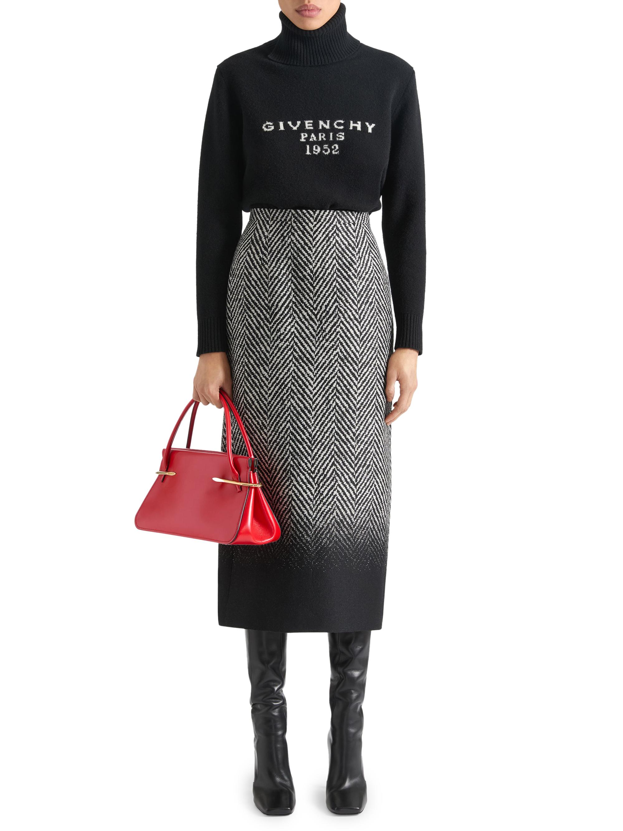Givenchy Sliced Square Boots in Shiny Leather | Saks Fifth Avenue