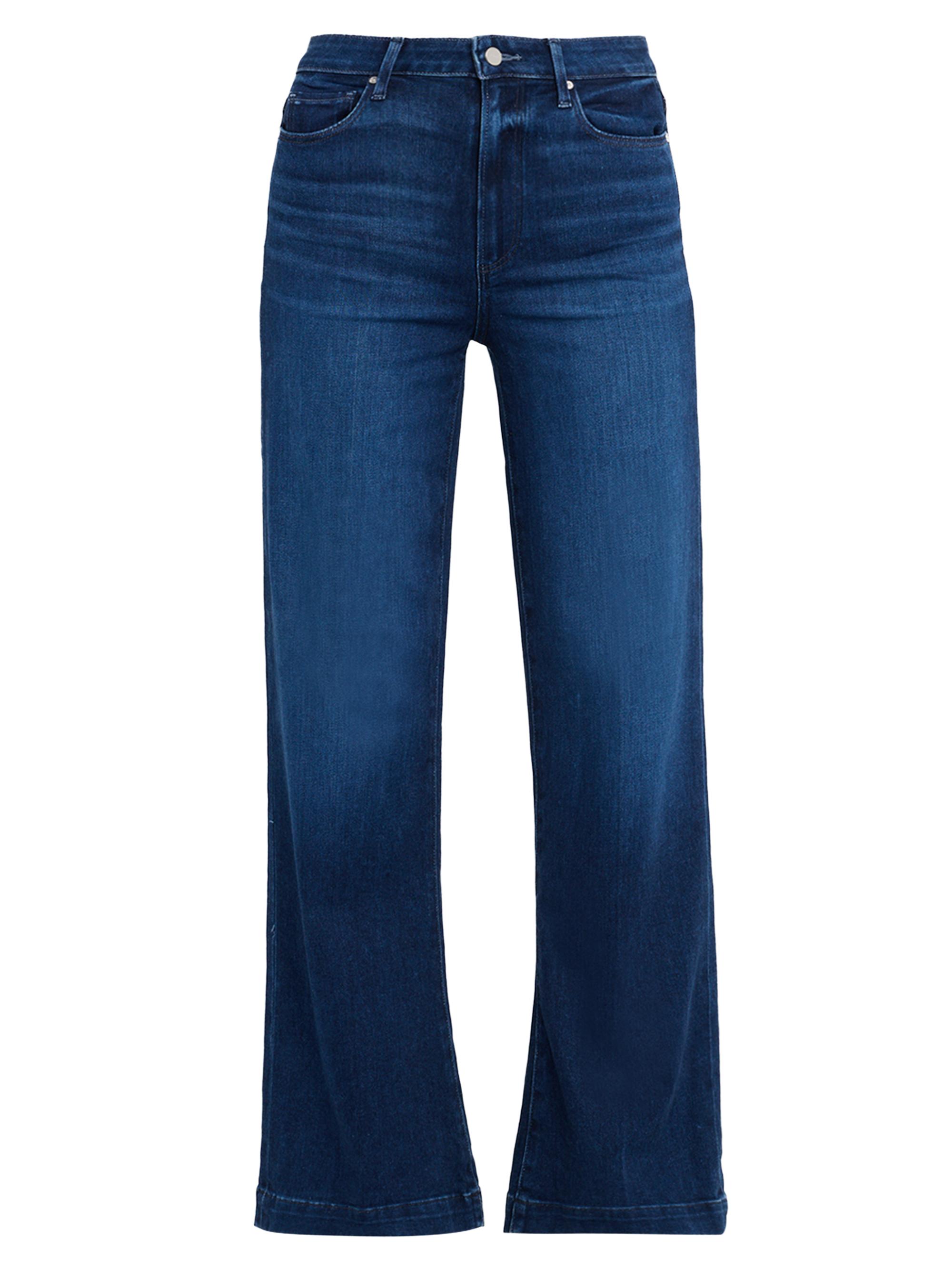 Paige Anessa Stretch-Denim High-Rise Crop Jeans | Saks Fifth Avenue