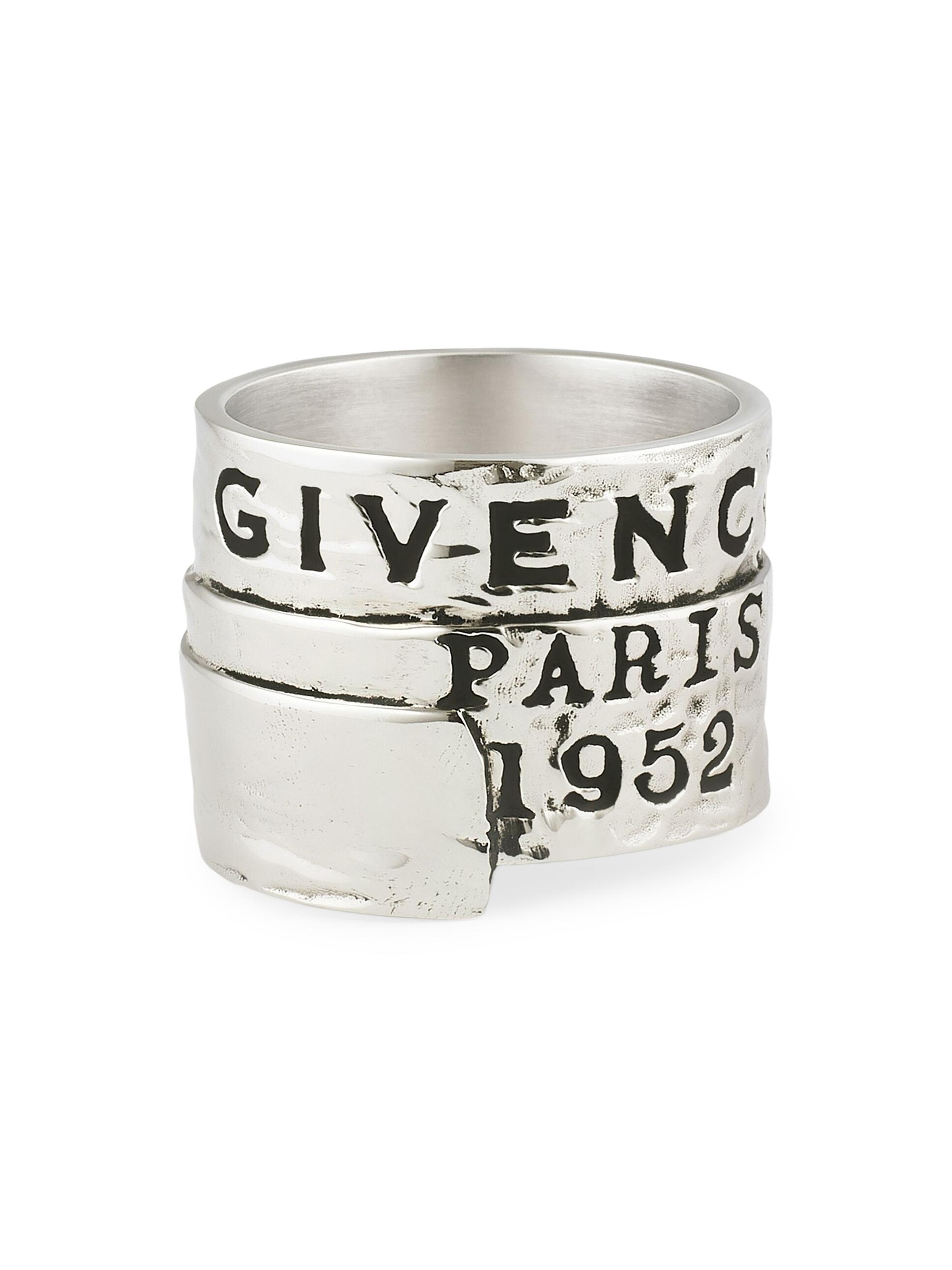 Givenchy 4G Ring In Metal With Crystals | Saks Fifth Avenue