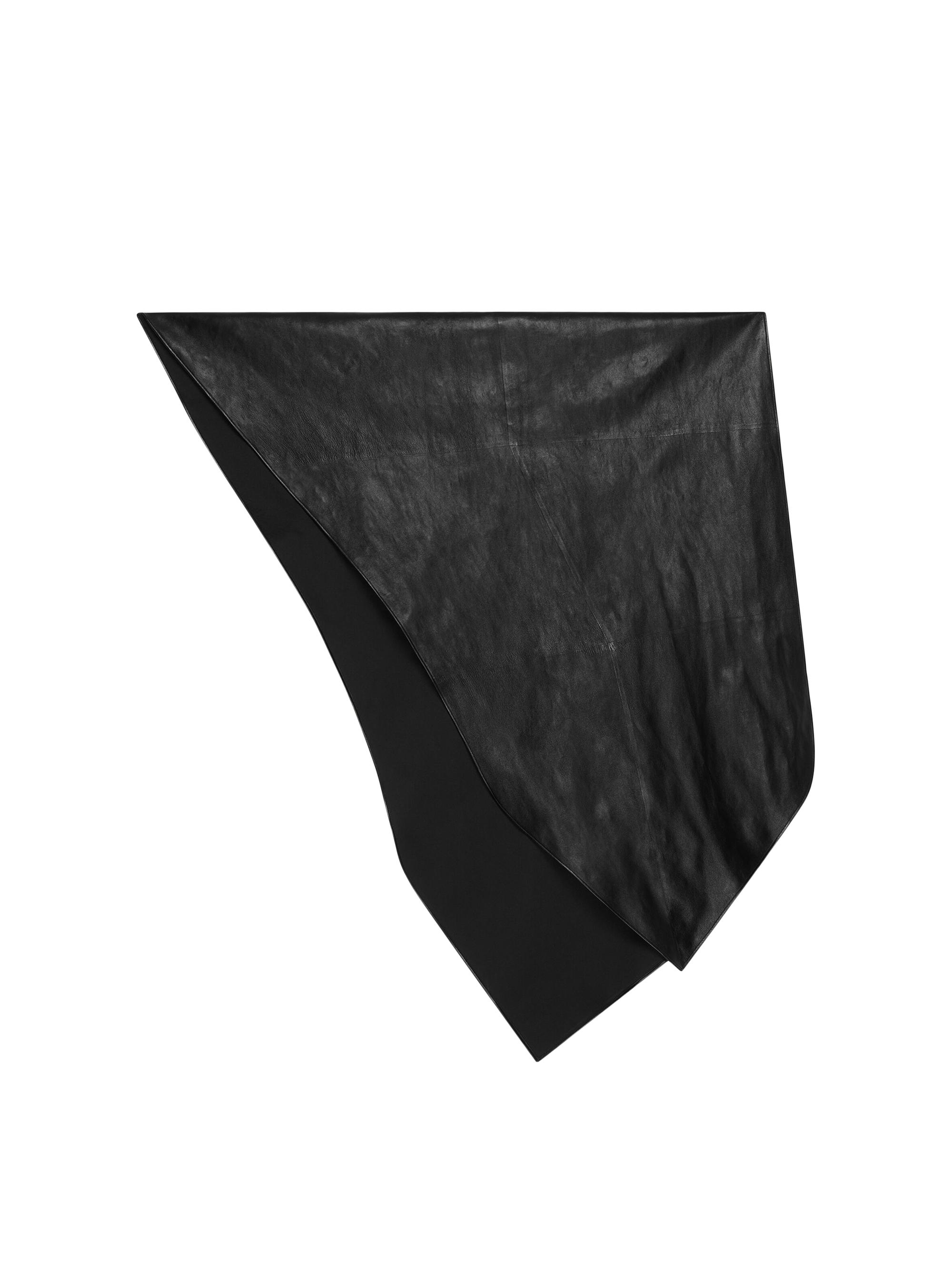 Givenchy Women's Maxi Bow Scarf in Nappa Leather - Black