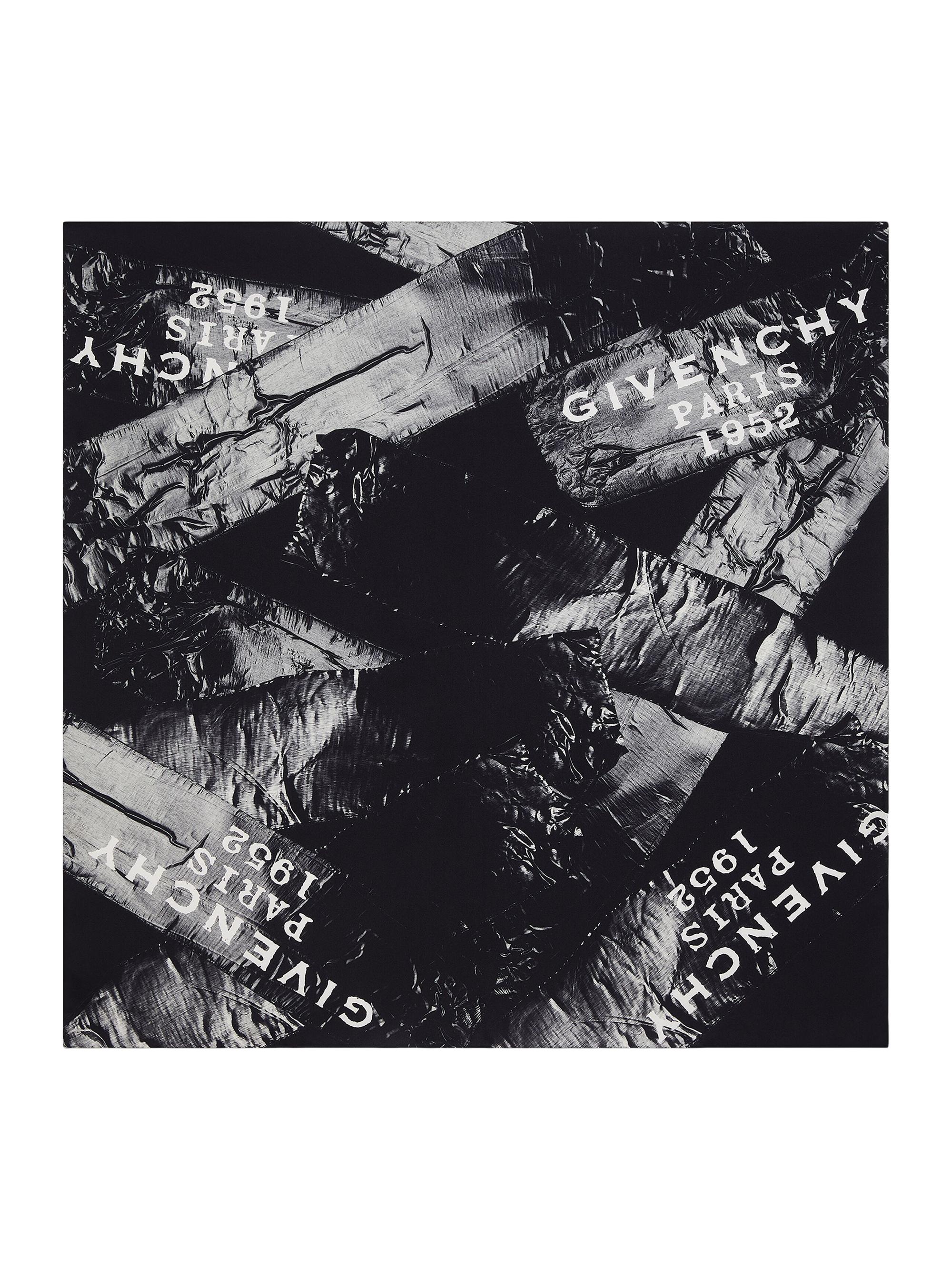 Square in Silk with Signature