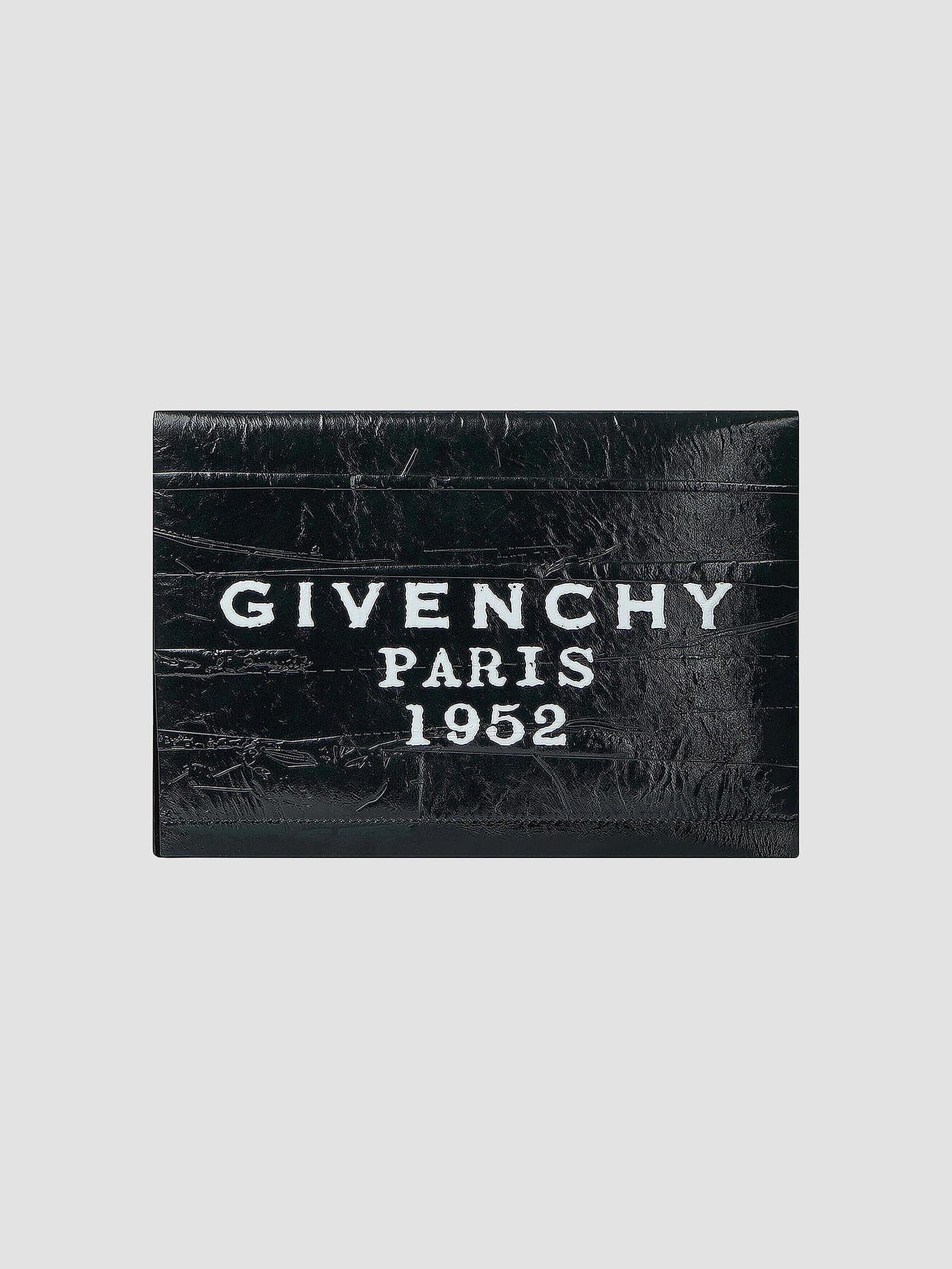 【保管品】未使用 GIVENCHY ジバンシィ E594 52□17-137 1 Givenchy Givenchy Paris 1952 Pochette in Leather | Saks Fifth Avenue