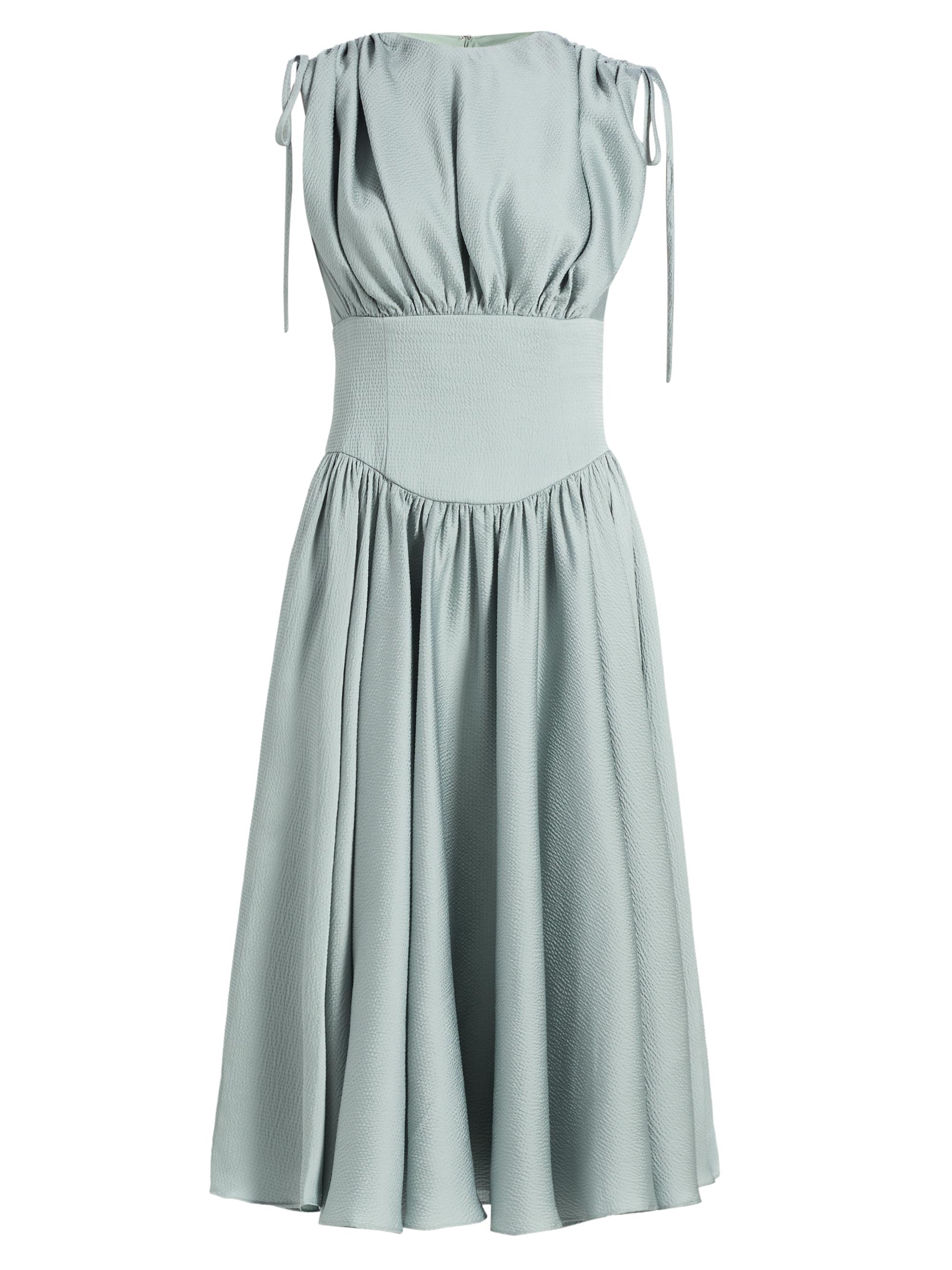 Amsale Women's Gathered Sleeveless Cocktail Dress - Jade