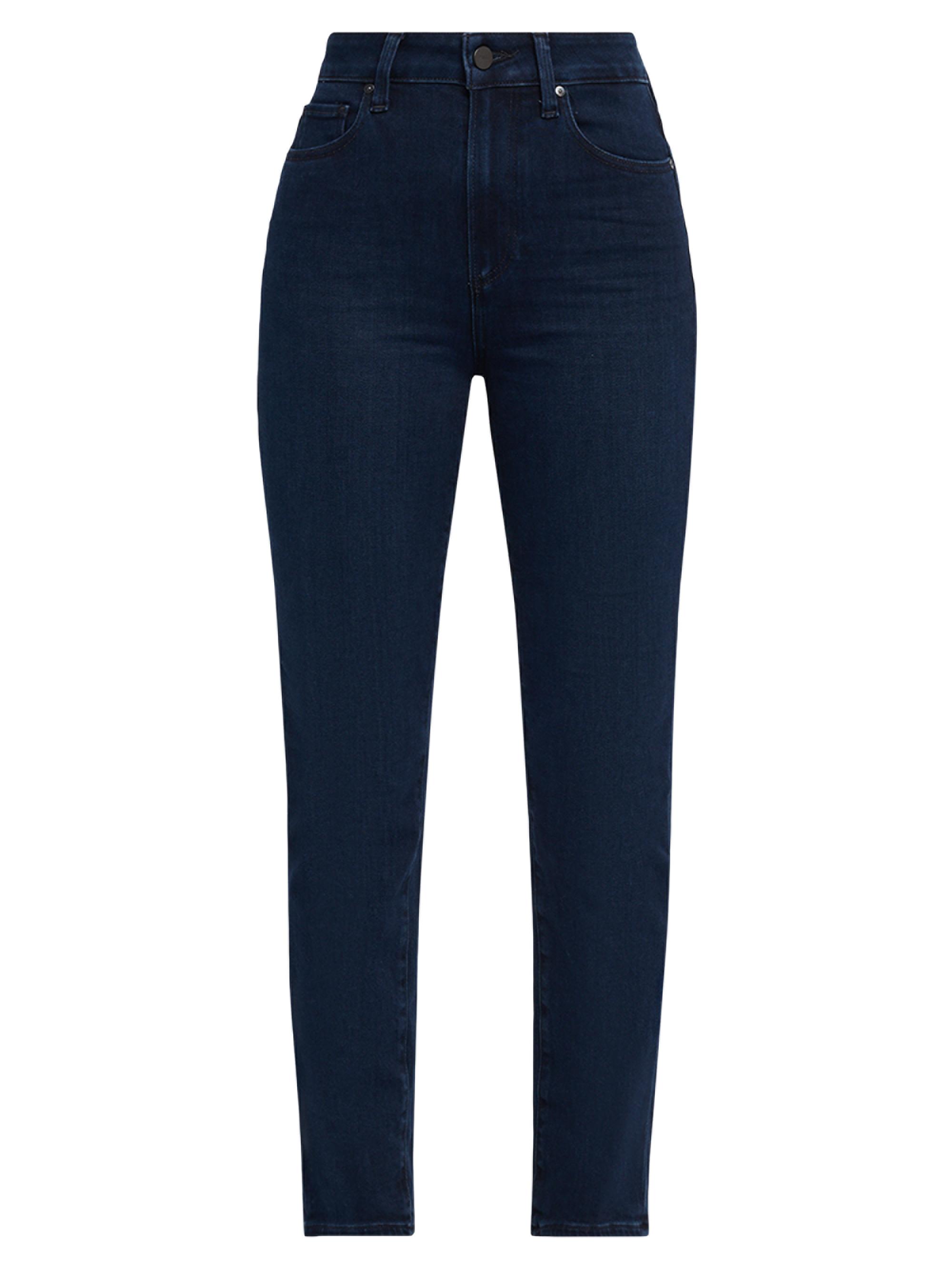 Paige Anessa Stretch-Denim High-Rise Crop Jeans | Saks Fifth Avenue