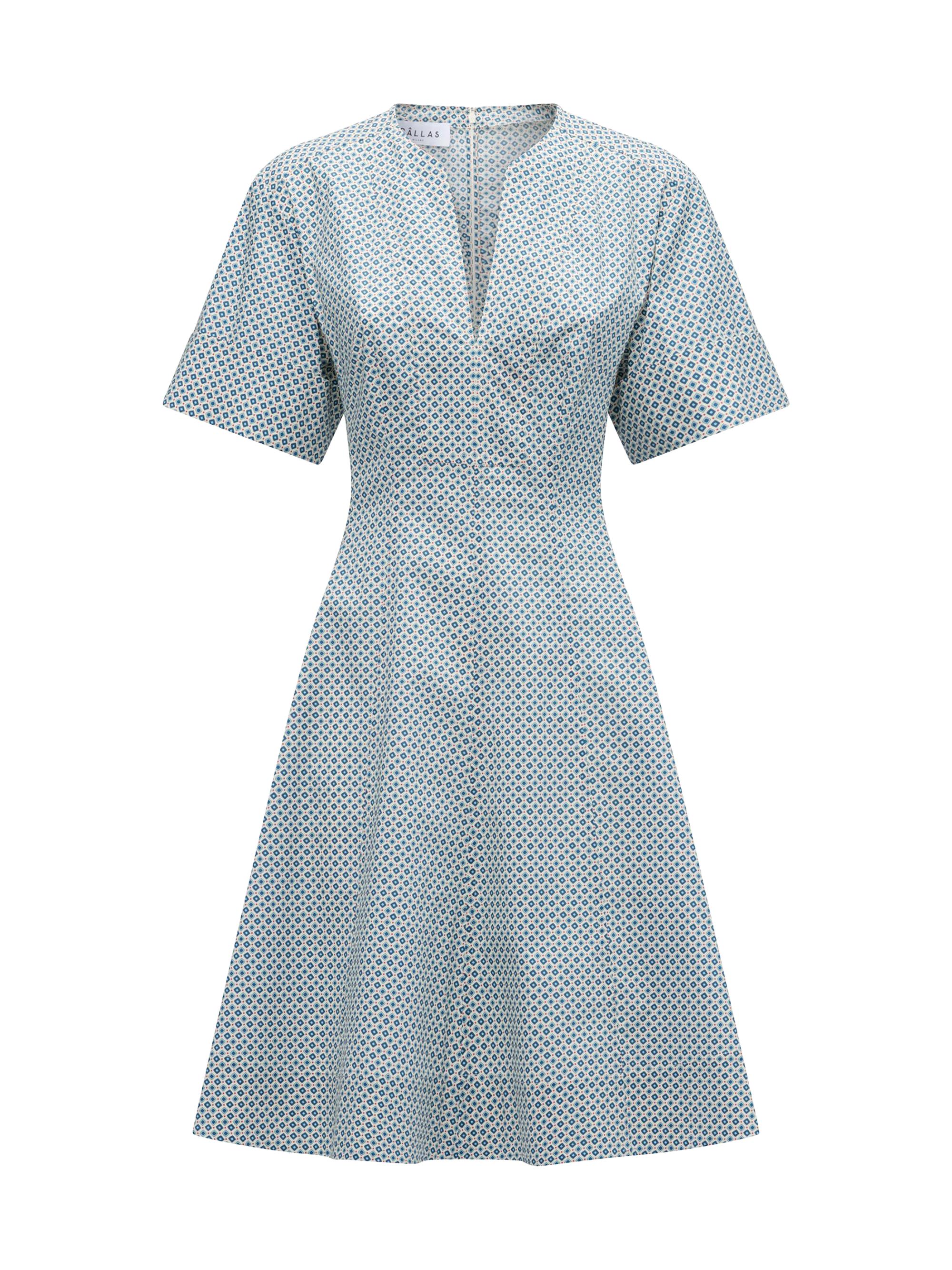 Callas Milano Women's Sora Flared Dress - Blue Print