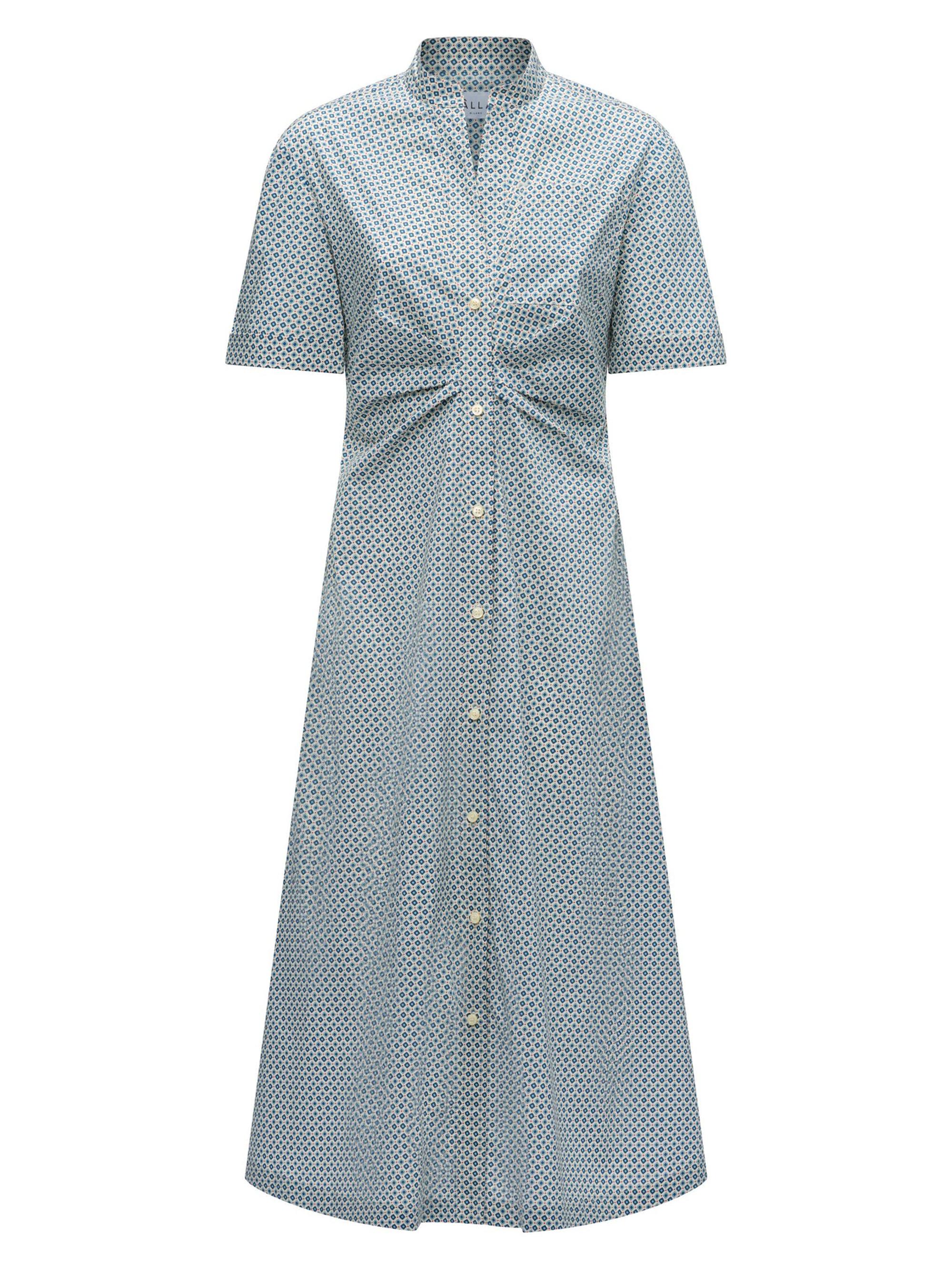 Callas Milano Women's Noor Shirt Dress - Blue Print