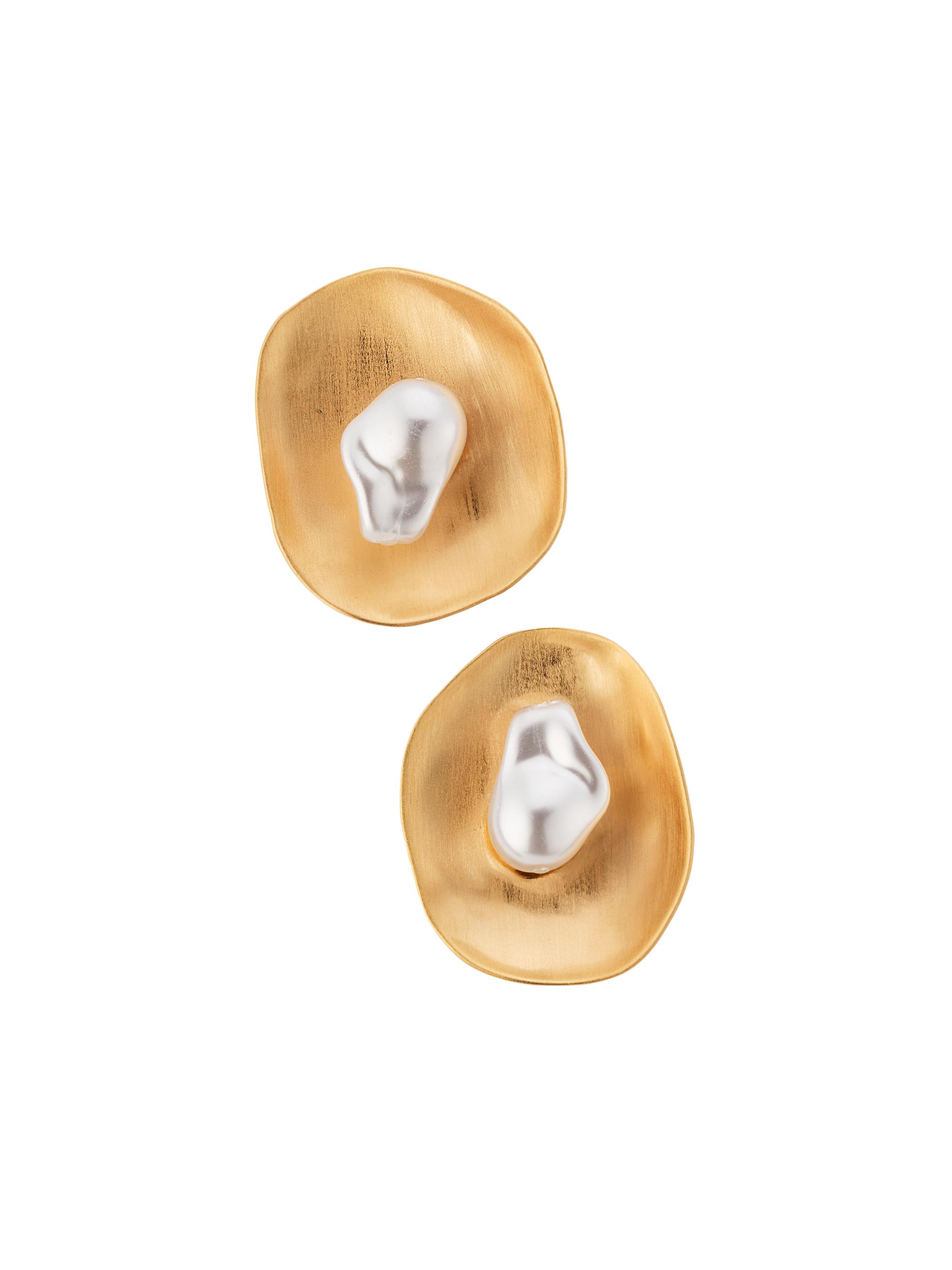 Cult Gaia Women's Marzia Goldtone & Imitation Pearl Stud Earrings - Gold
