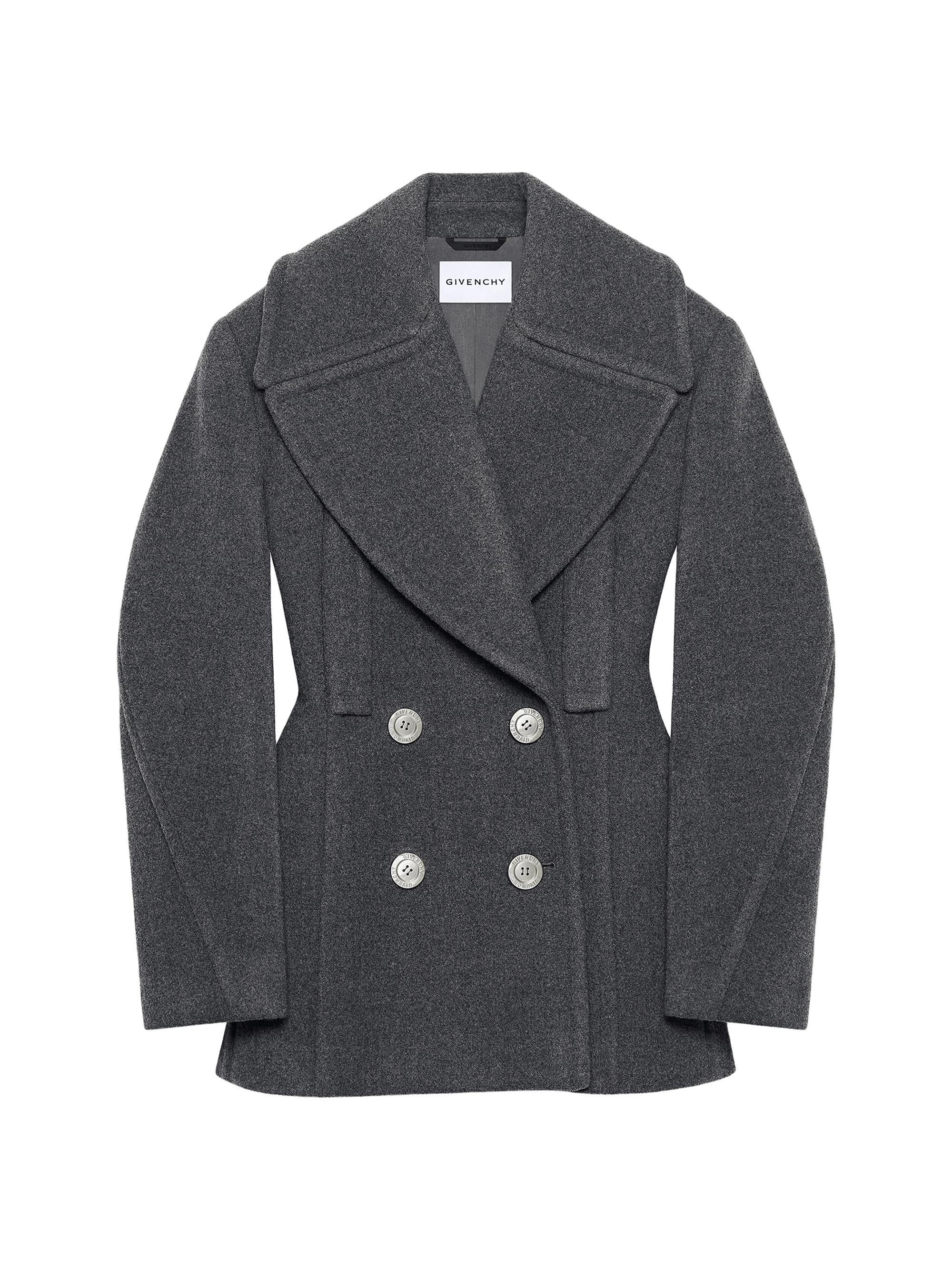 GIVENCHY ウールカシミヤ 8ボタン ピーコート Givenchy Pea Coat in Wool | Saks Fifth Avenue