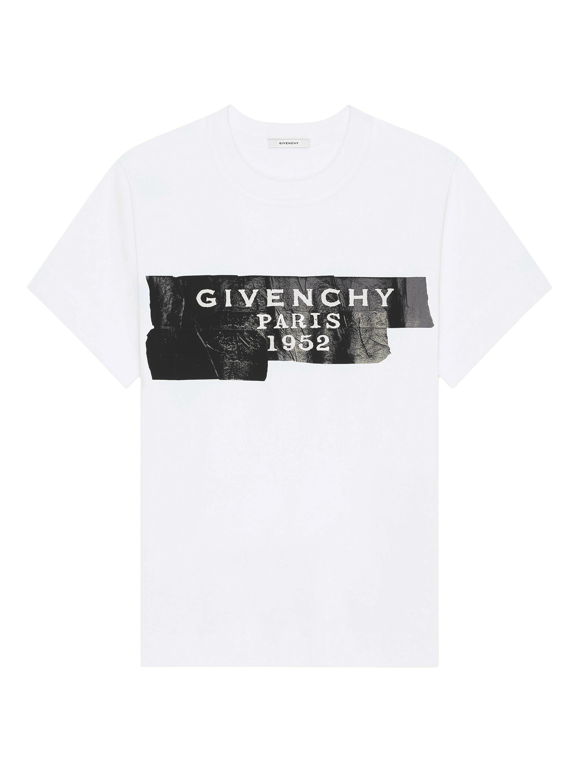 Givenchy Women's T-Shirt in Cotton with  Tape - White