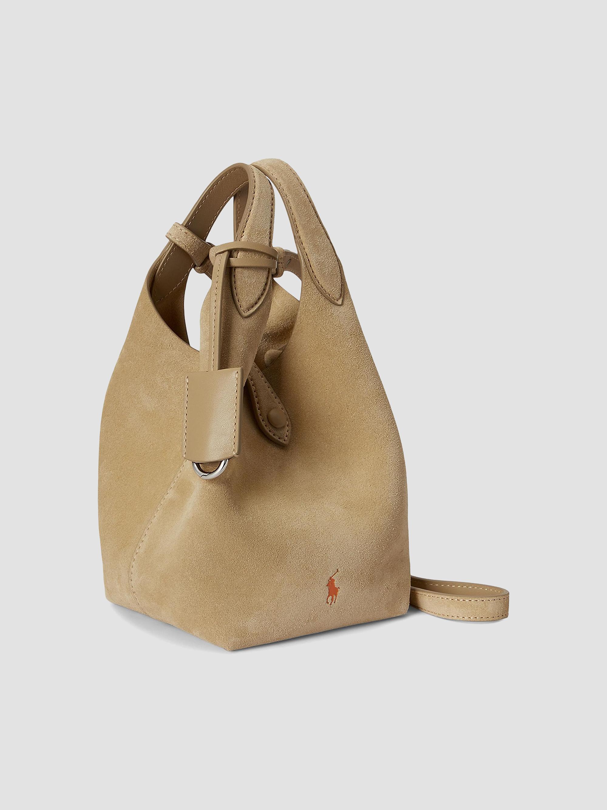 Polo Ralph Lauren Women's Suede Convertible Tote Bag - Cashew | Thumbnail 2