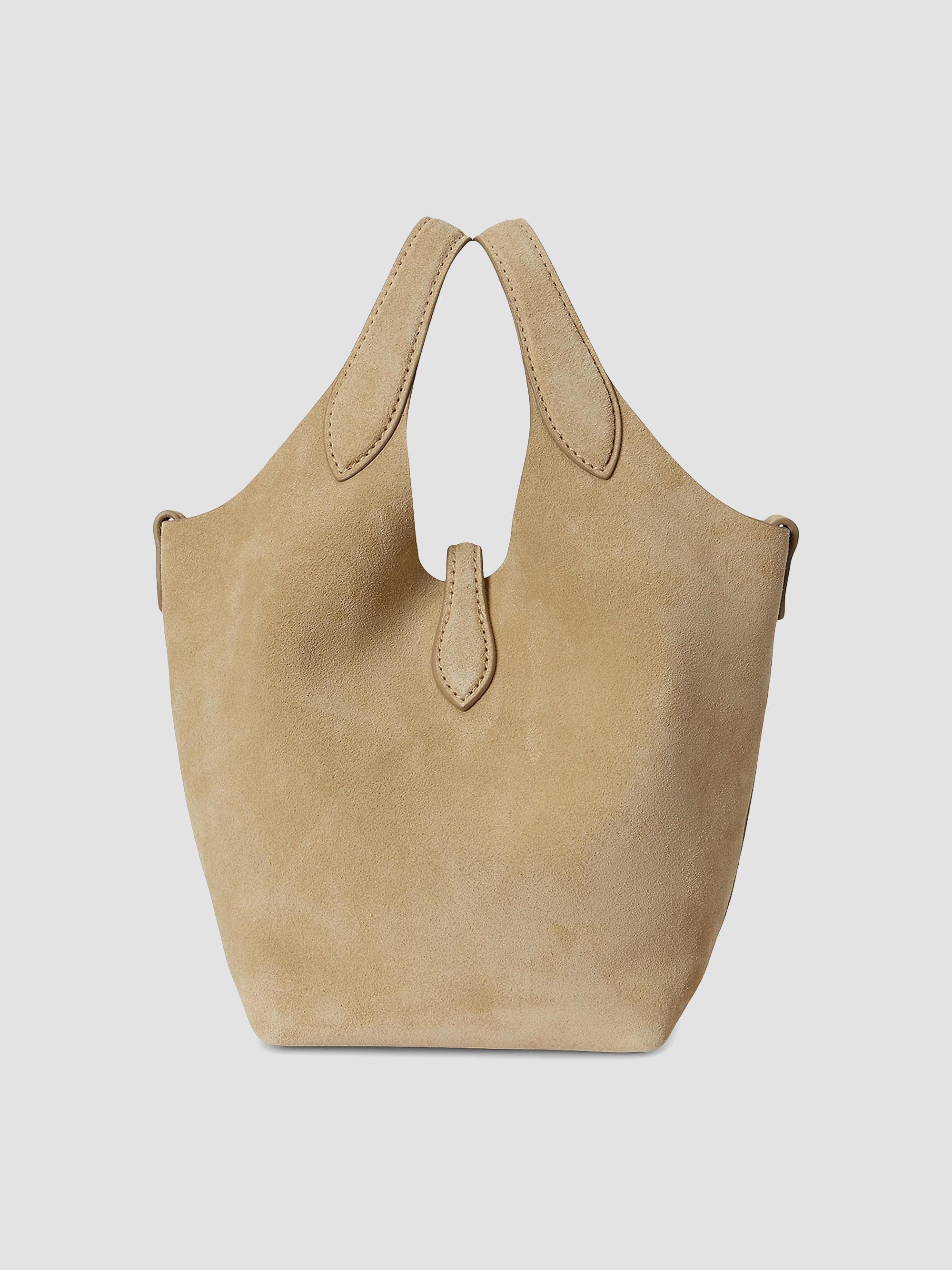Polo Ralph Lauren Women's Suede Convertible Tote Bag - Cashew | Thumbnail 3