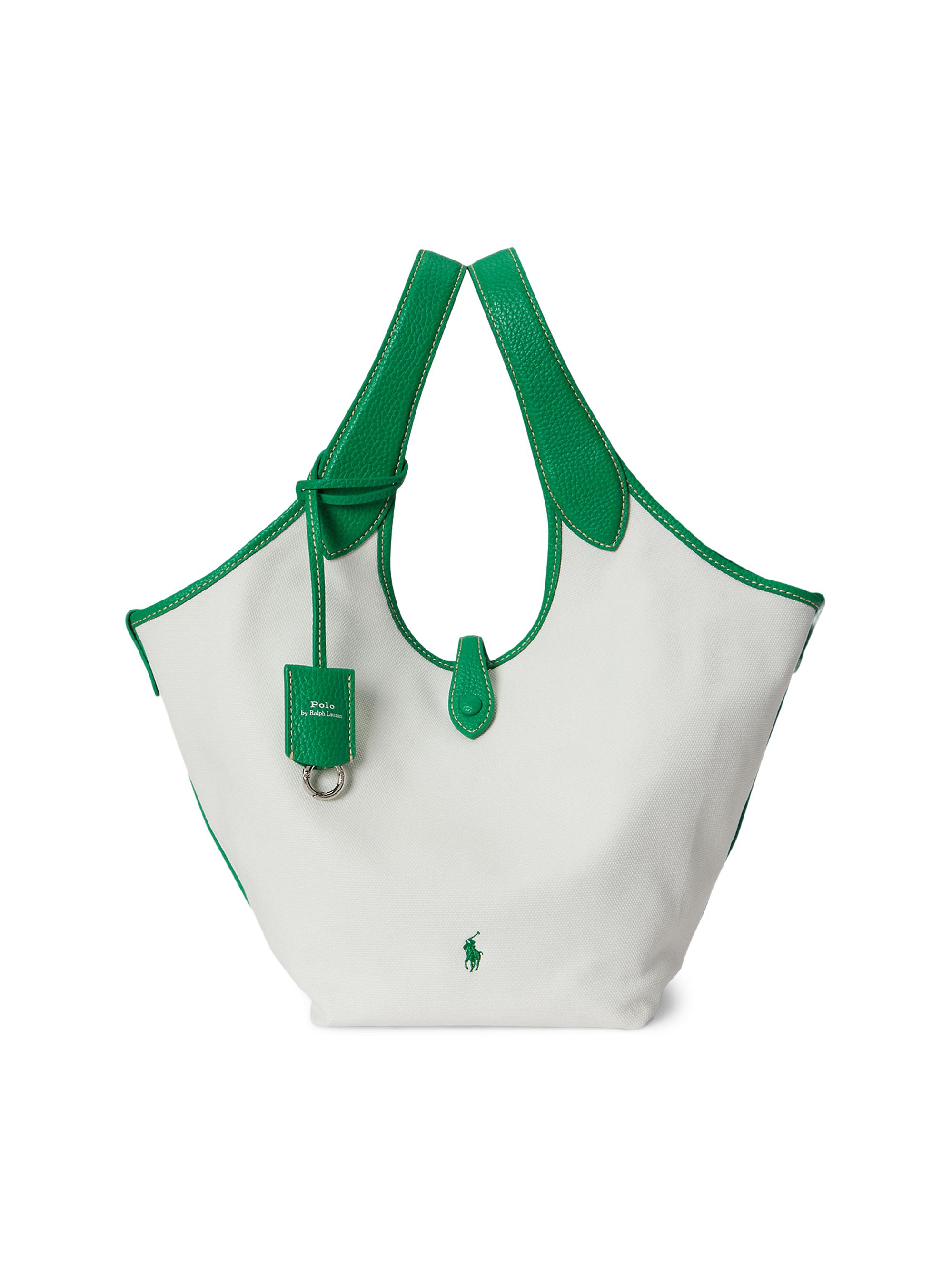 Polo Ralph Lauren Canvas & Leather Tote Bag | Saks Fifth Avenue