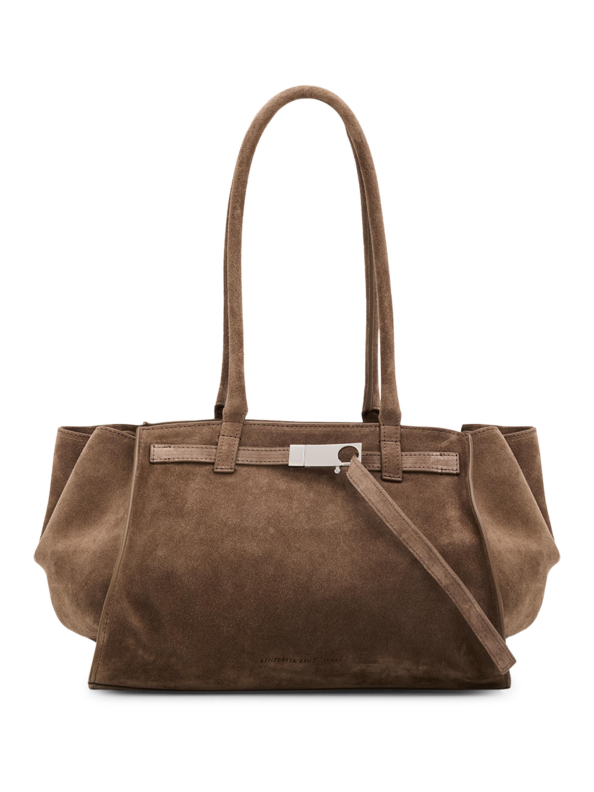 Benedetta Bruzziches Women's Mame Everyday Suede Shoulder Bag - Satin Calf