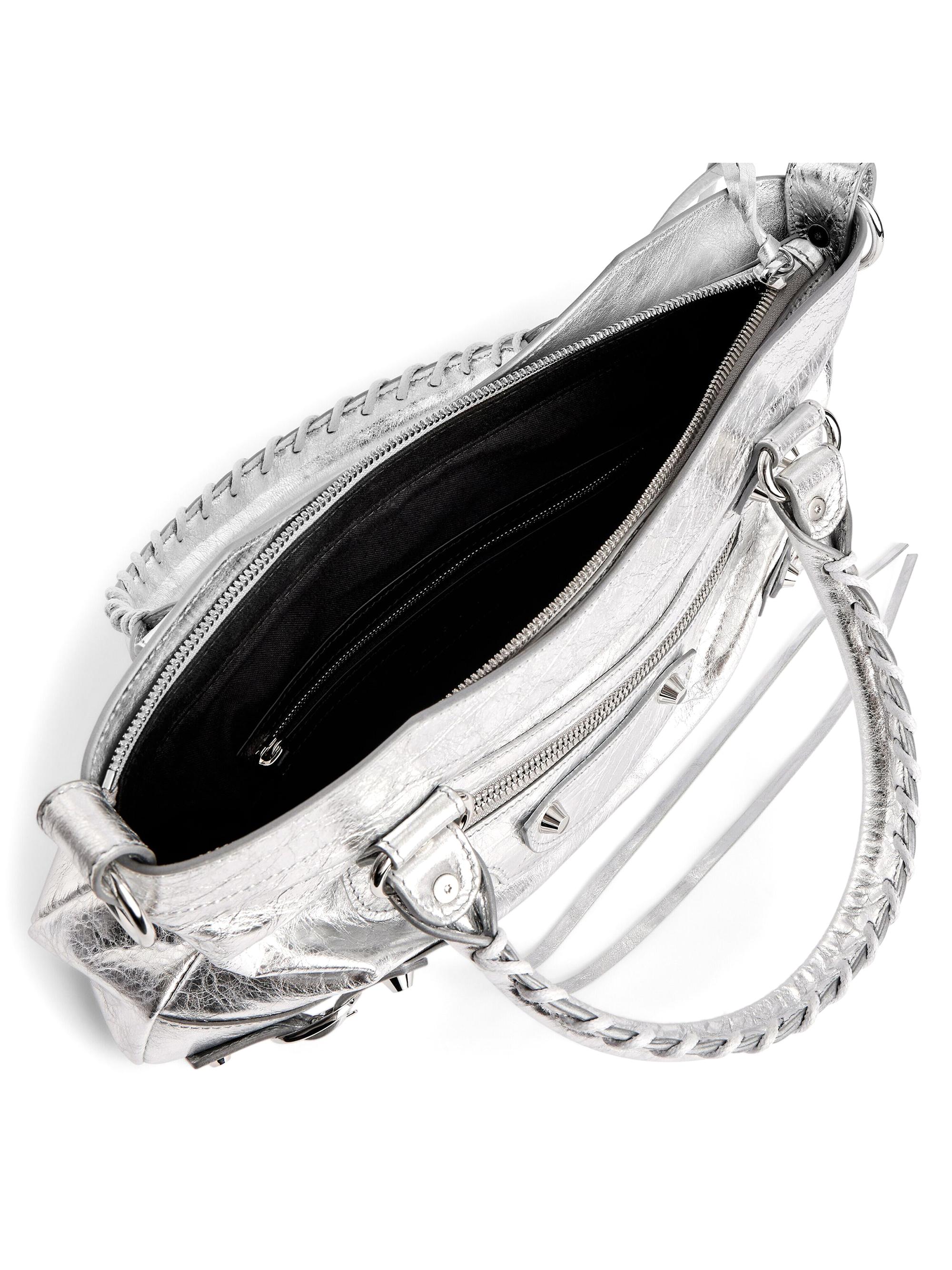 Balenciaga Le City First Metallized Shoulder Bag | Saks Fifth Avenue