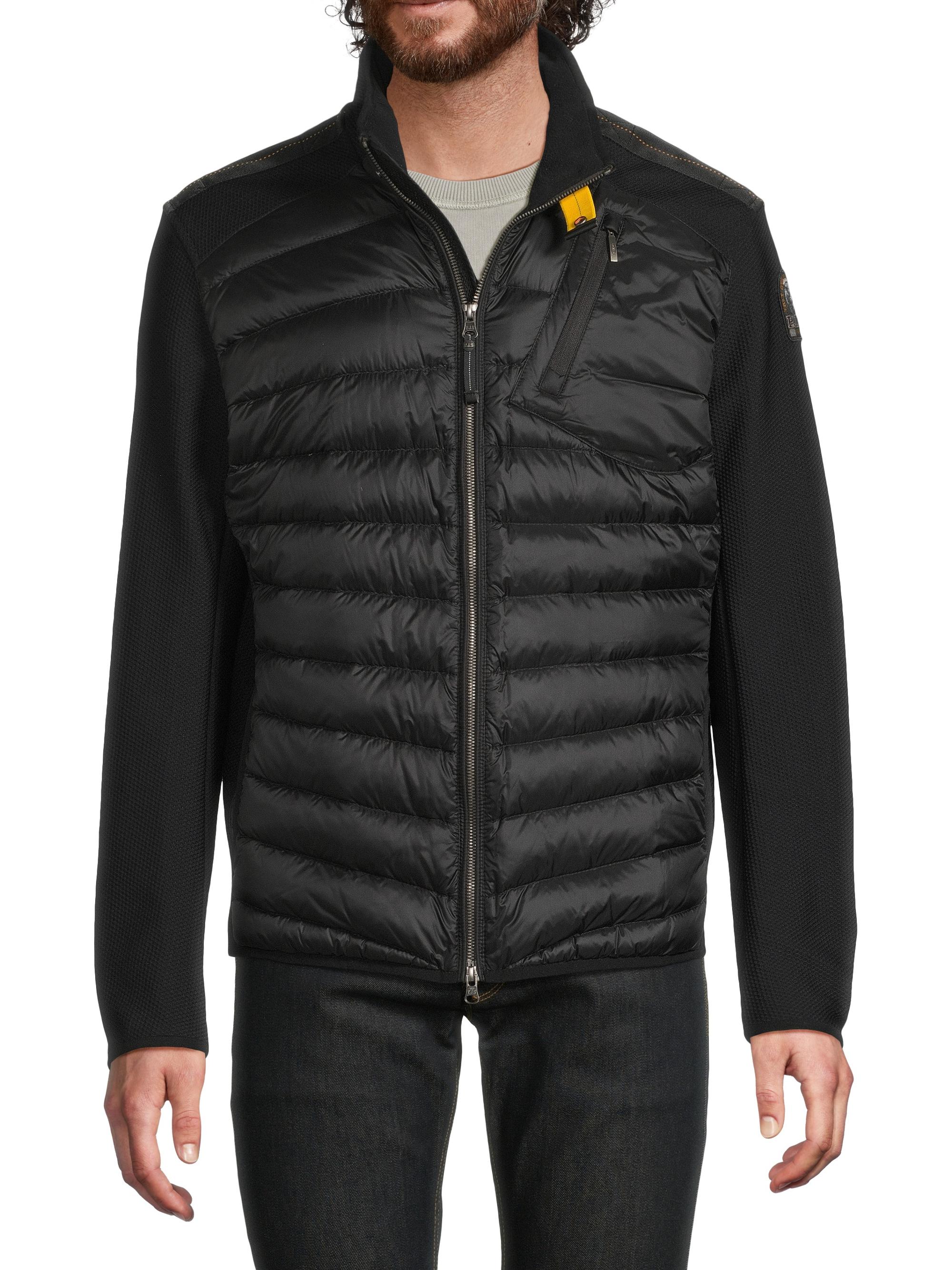 Parajumpers Jayden Mixed-Media Slim-Fit Puffer Jacket | Saks Fifth
