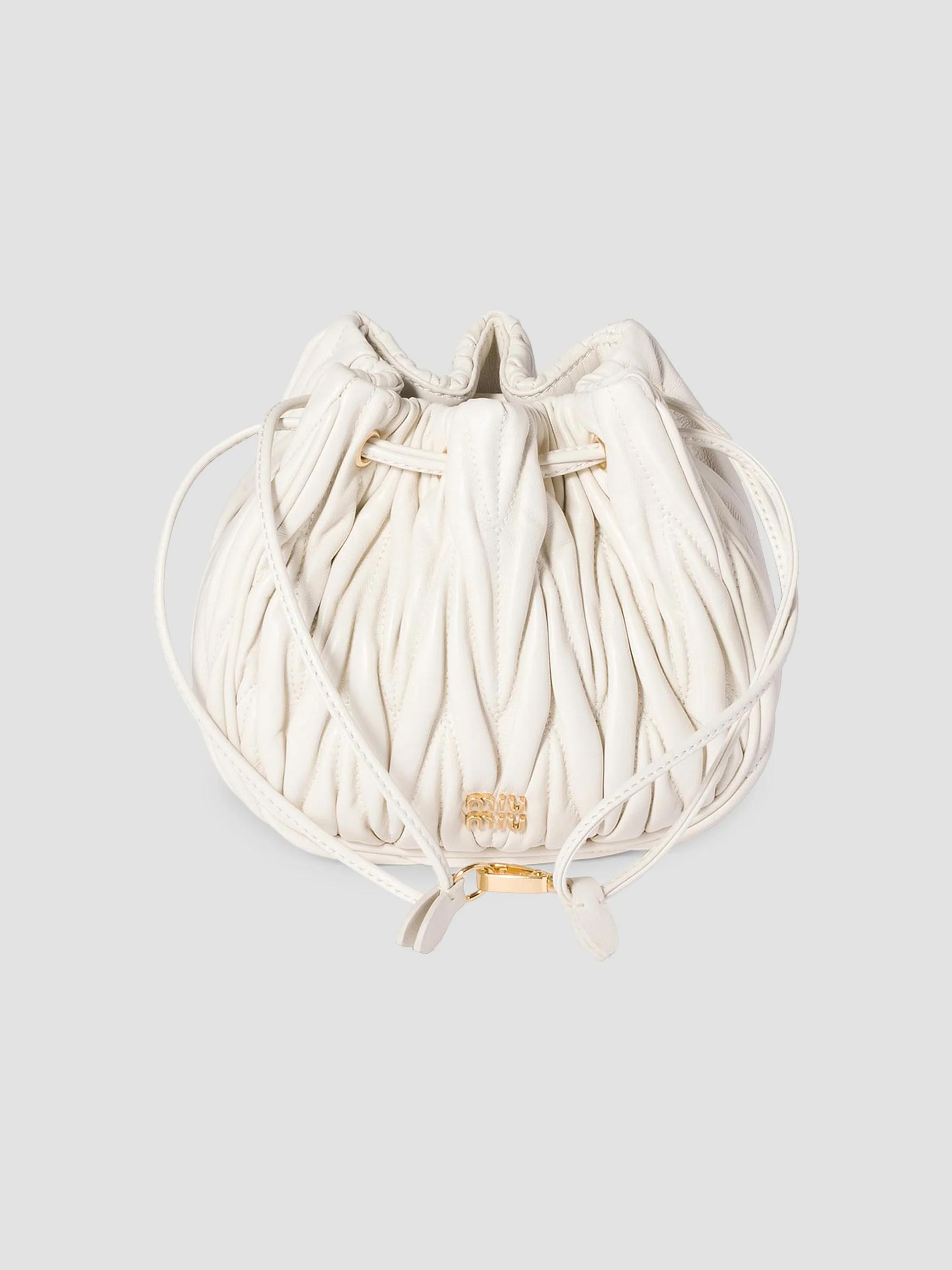 Miu Miu Matelassé Nappa Leather Pouch | Saks Fifth Avenue