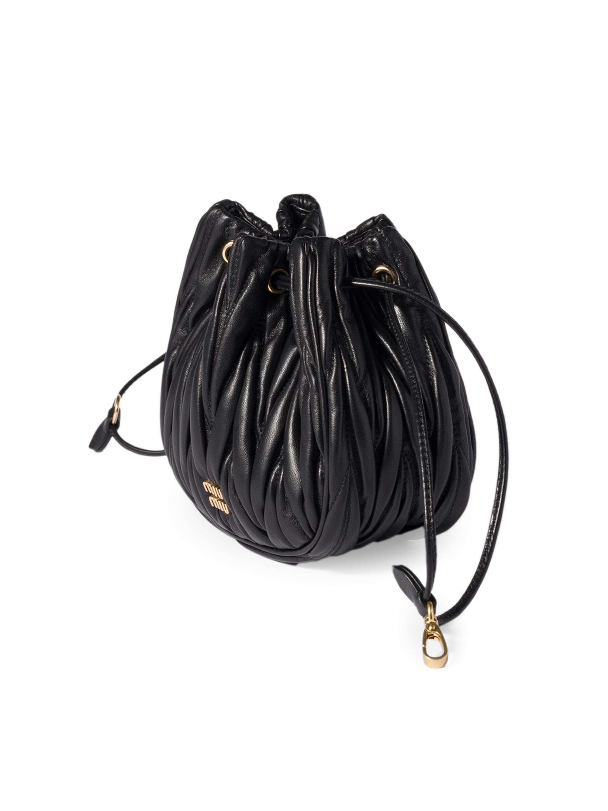 Miu Miu Matelassé Nappa Leather Pouch | Saks Fifth Avenue