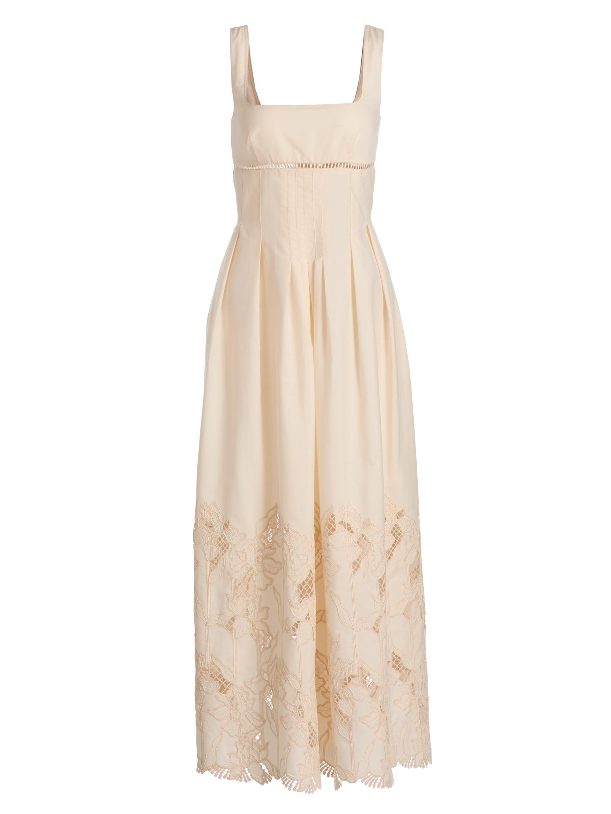 Sabina Musáyev Women's Amani Darted Poplin Maxi Dress -