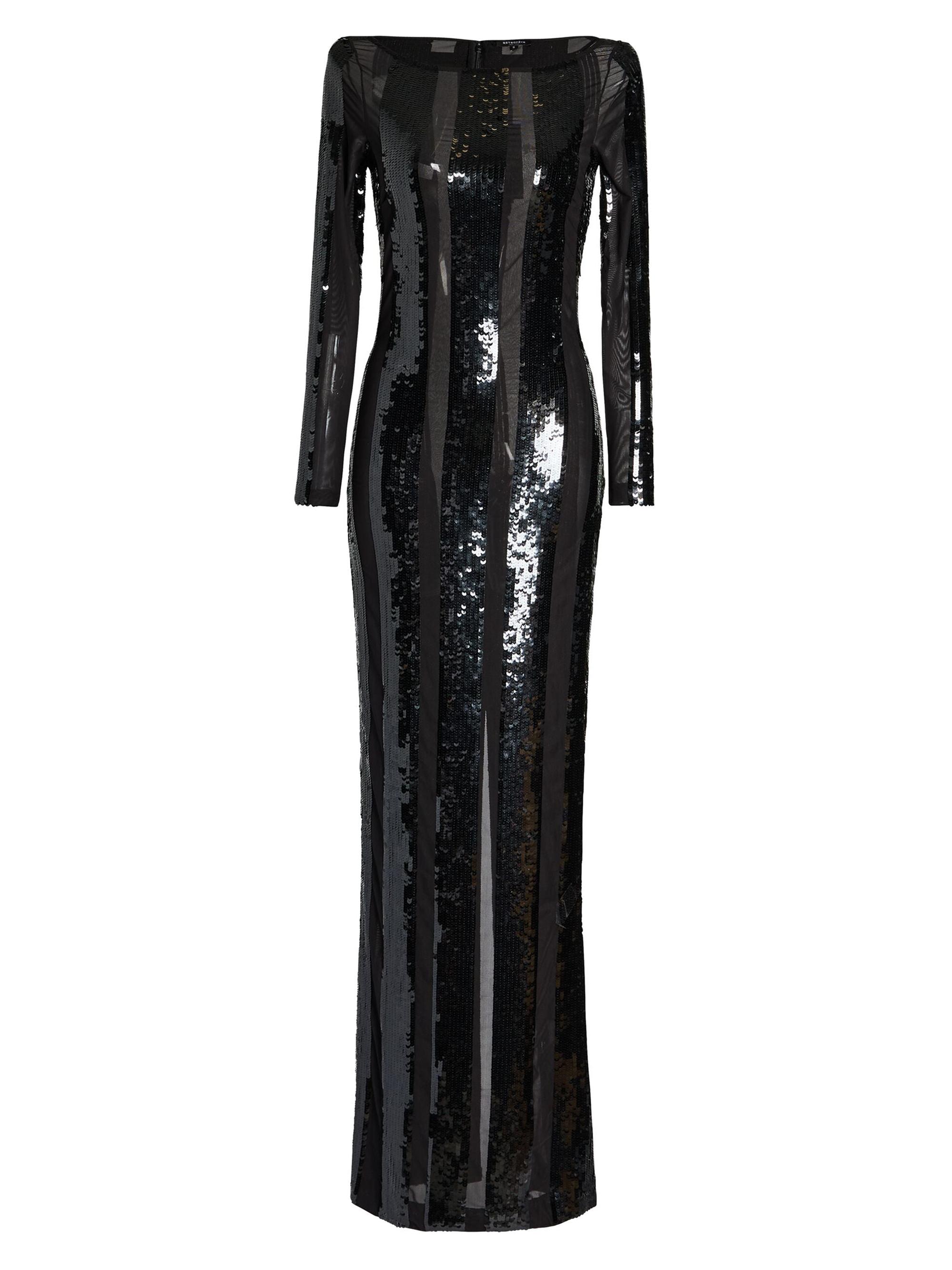 Retrofête Women's Elsi Sequin Dress - Black