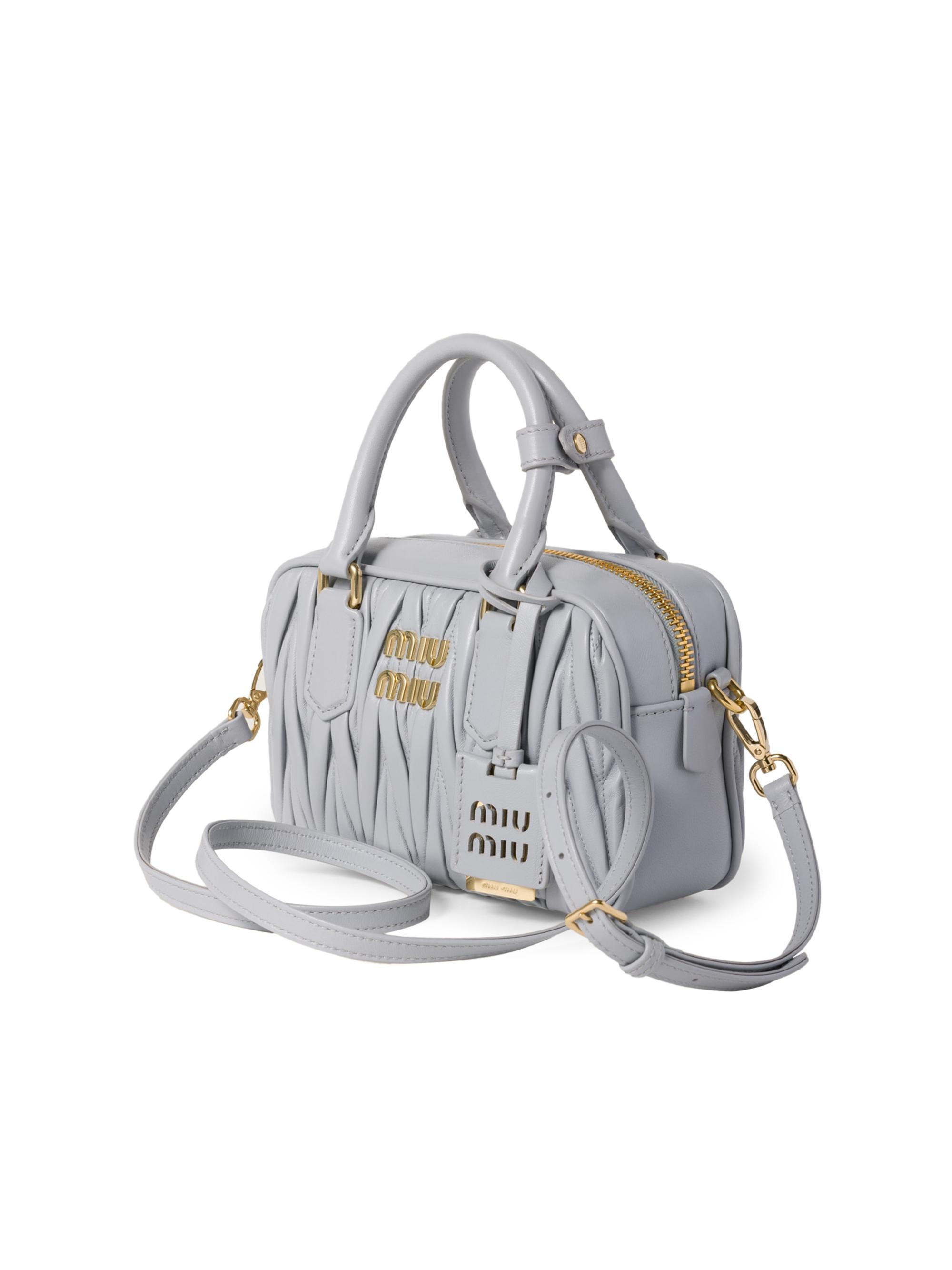 Miu Miu Arcadie Matelassé Nappa Leather Top Handle Bag | Saks