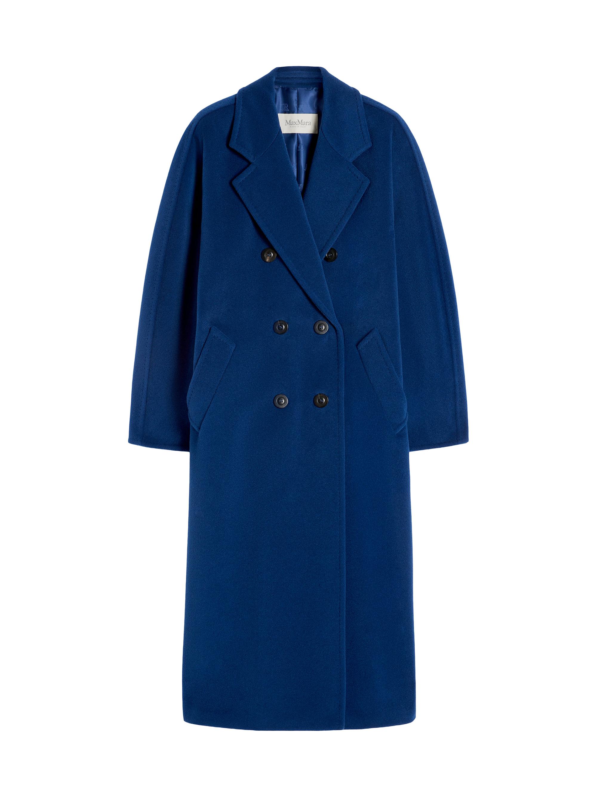 Max Mara Women's 10101 Icon Madame Wool Cashmere Double-Breasted Coat - China Blue