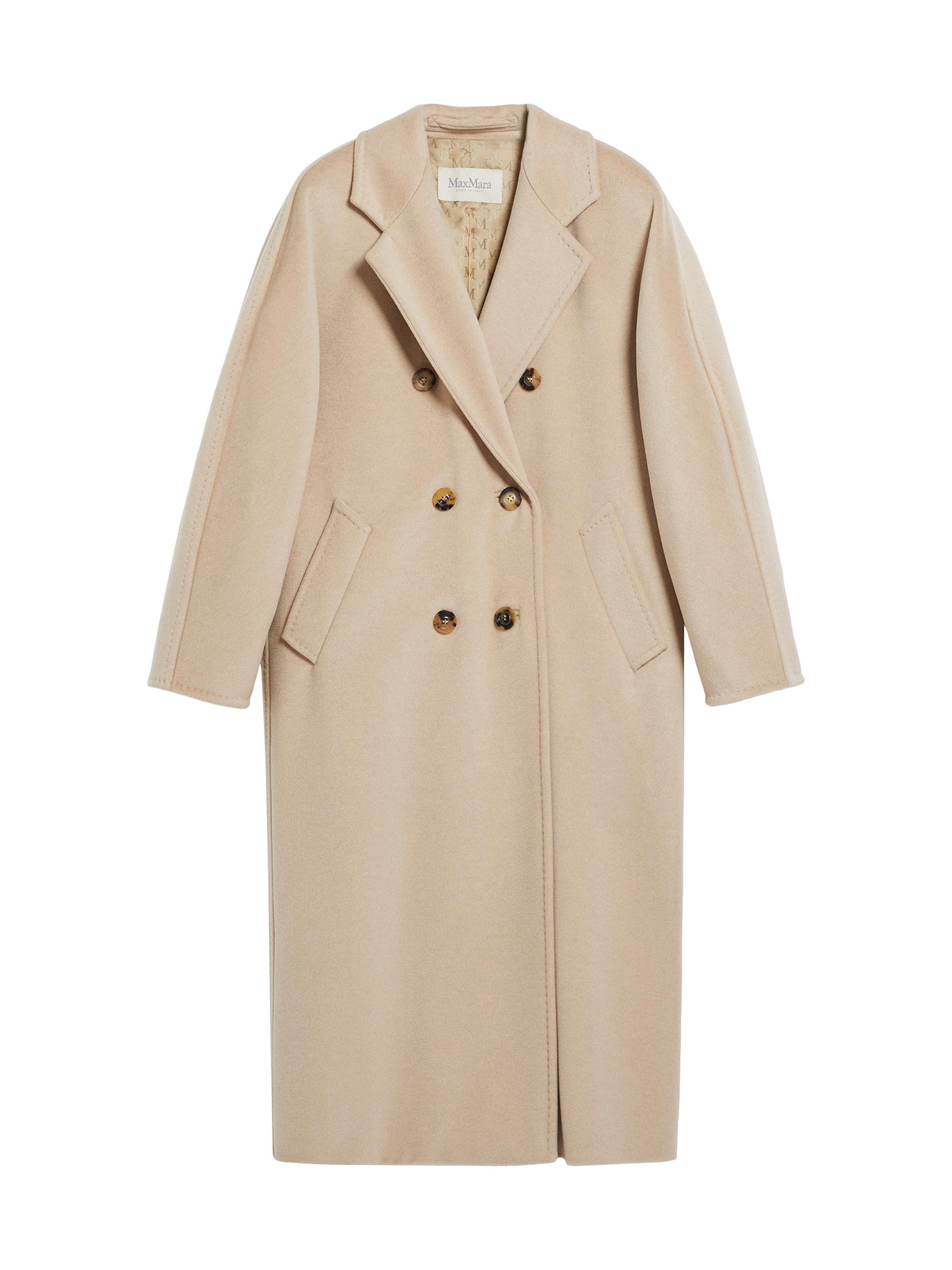 Max Mara Women's 101801 Icon Madame Wool Cashmere Double-Breasted Coat - Ecru
