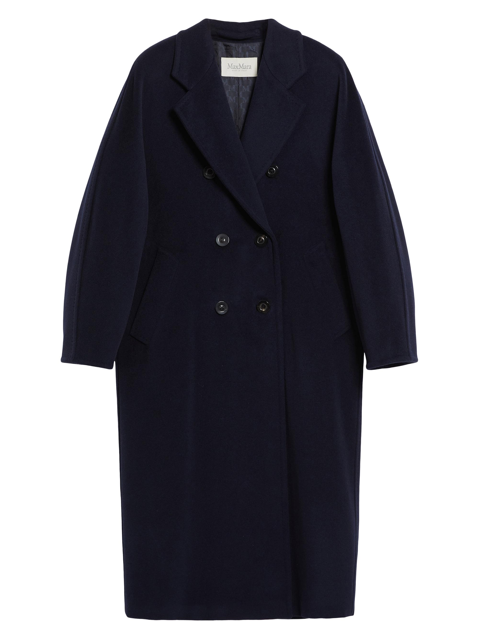 Max Mara Women's 1181 Icon Madame Wool Cashmere Double-Breasted Coat - Ultramarine
