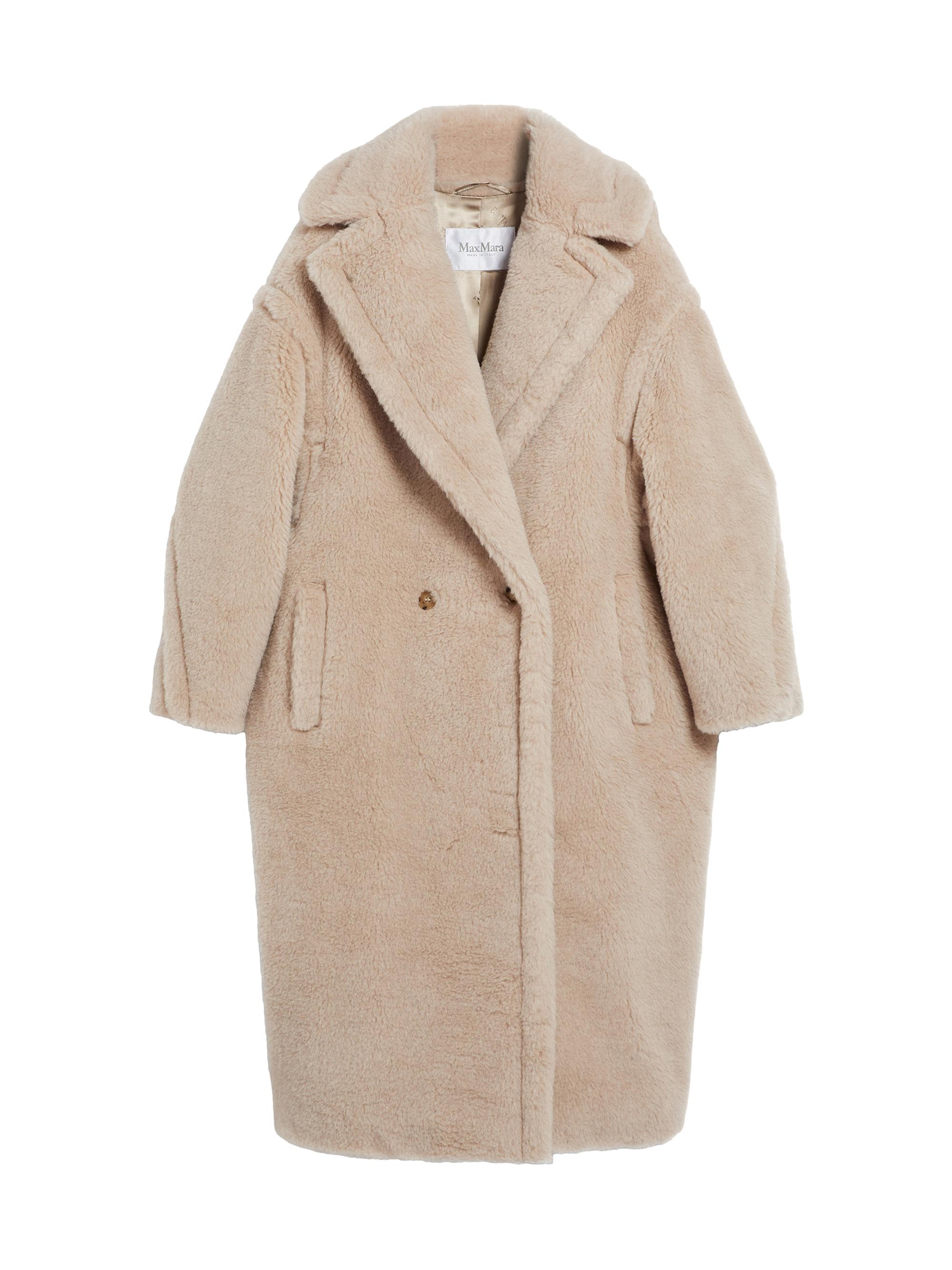 Max Mara Women's Teddy Bear Icon Coat in Alpaca and Wool - Beige