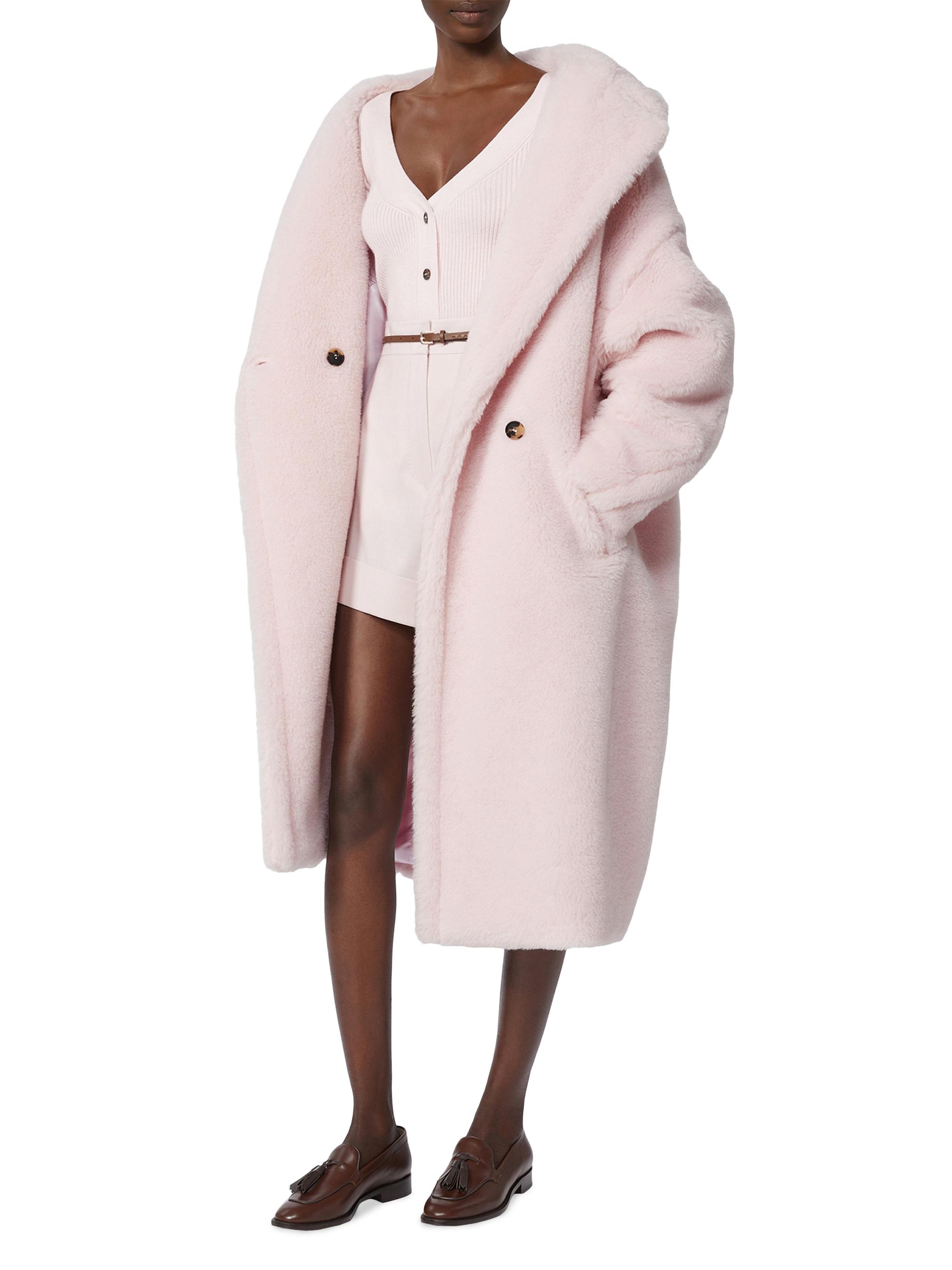 Teddy Bear Icon Coat in Alpaca and Wool